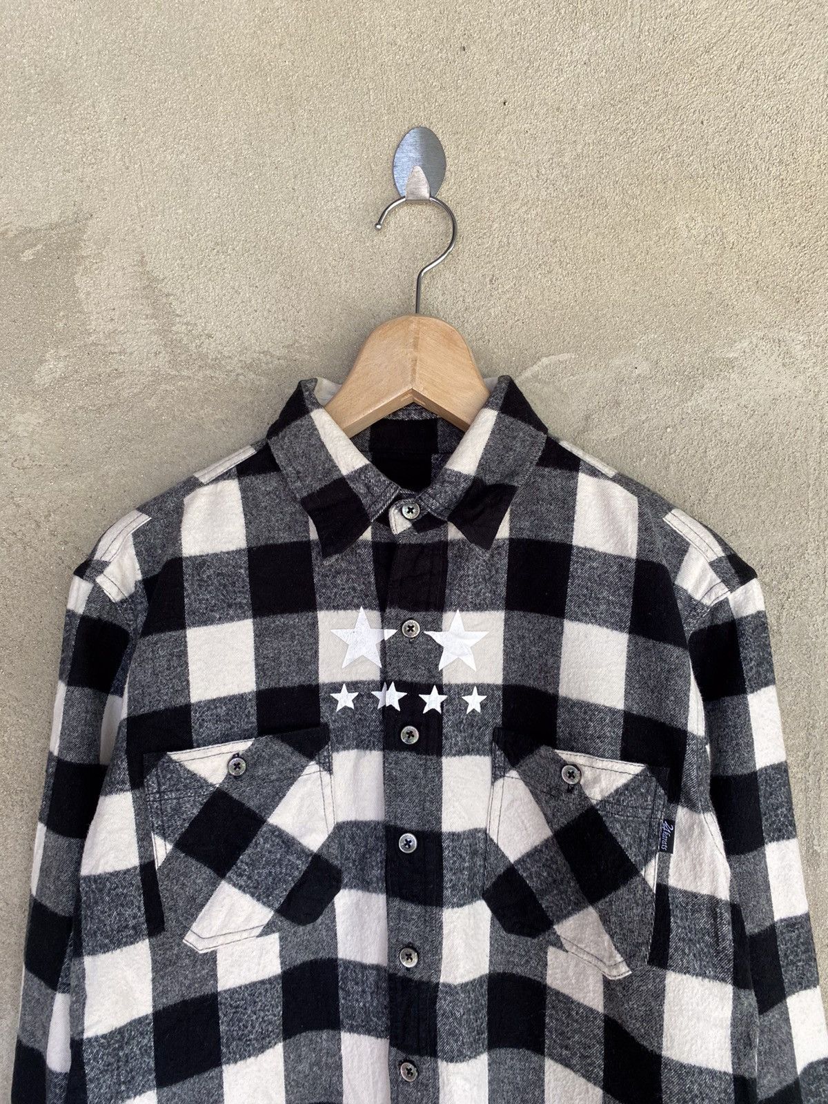 Japanese Brand 24karats Spellout Plaid Tartan Flannel Shirt Size US S / EU 44-46 / 1 - 3 Thumbnail