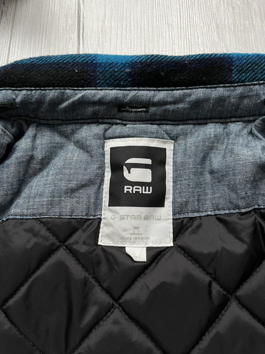 G-Star × Japanese Brand Vintage G Star Raw Western Plaid Quilted Jacket Overshirt Size US L / EU 52-54 / 3 - 11 Thumbnail