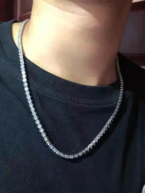 Other Retro full diamond necklace Size ONE SIZE - 2 Thumbnail