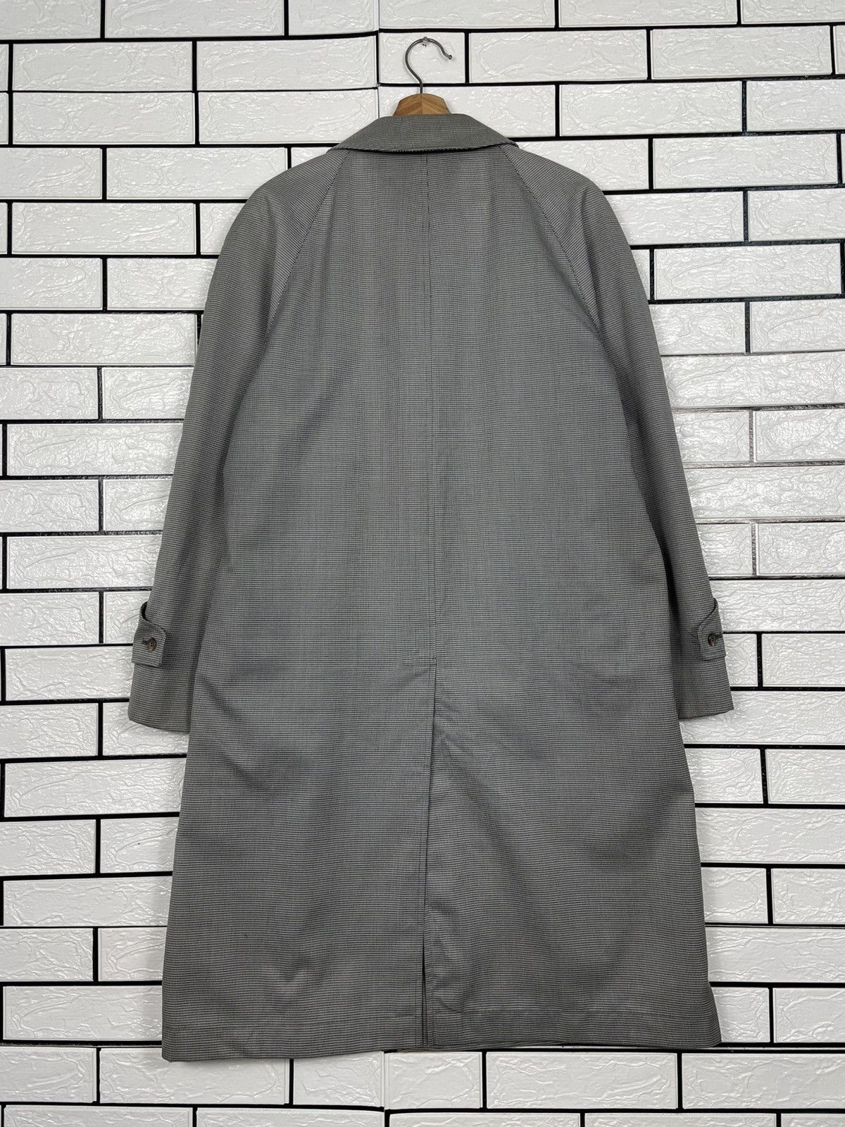 Oscar De La Renta Oscar De La Renta Houndstooth Trenchcoat Size US M / EU 48-50 / 2 - 8 Thumbnail