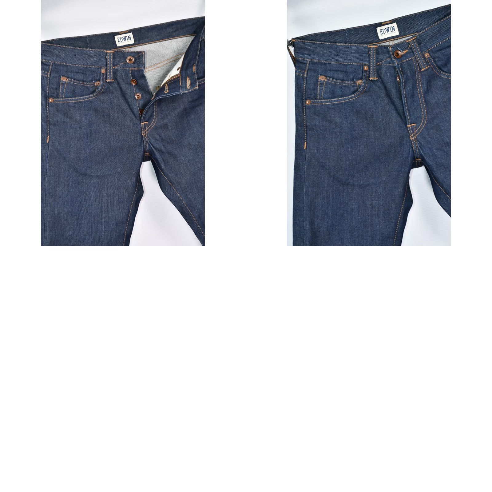Edwin EDWIN ED55 RELAXED Jeans Men W29 L32 Blue Denim Cotton Straight 100% Genuine 100% Cotton Japan Size US 29 - 8 Thumbnail