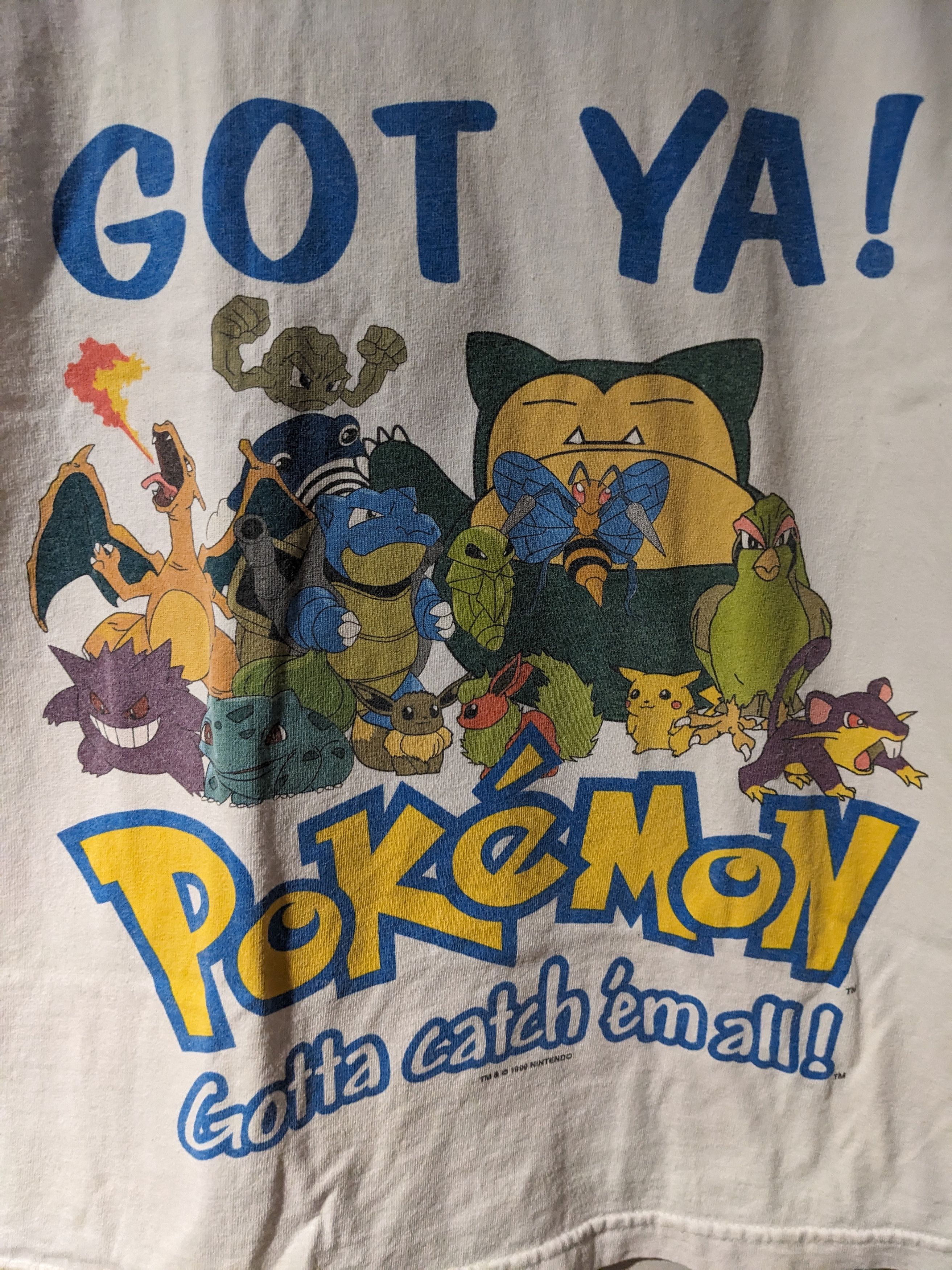 Pokemon × Vintage Vintage 1999 Pokemon Gotta Catch Em All KIDS Medium T-Shirt Size US M / EU 48-50 / 2 - 2 Thumbnail