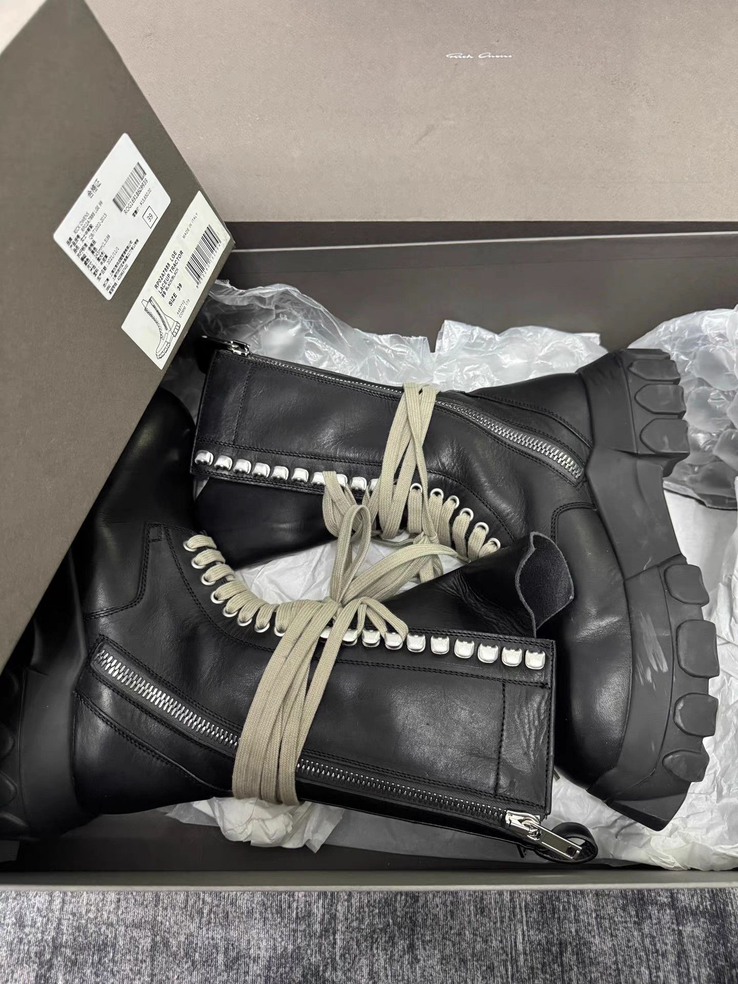 Rick Owens Rick Owens Octopus Lace Combat Boots Size US 9 / IT 39 - 7 Thumbnail