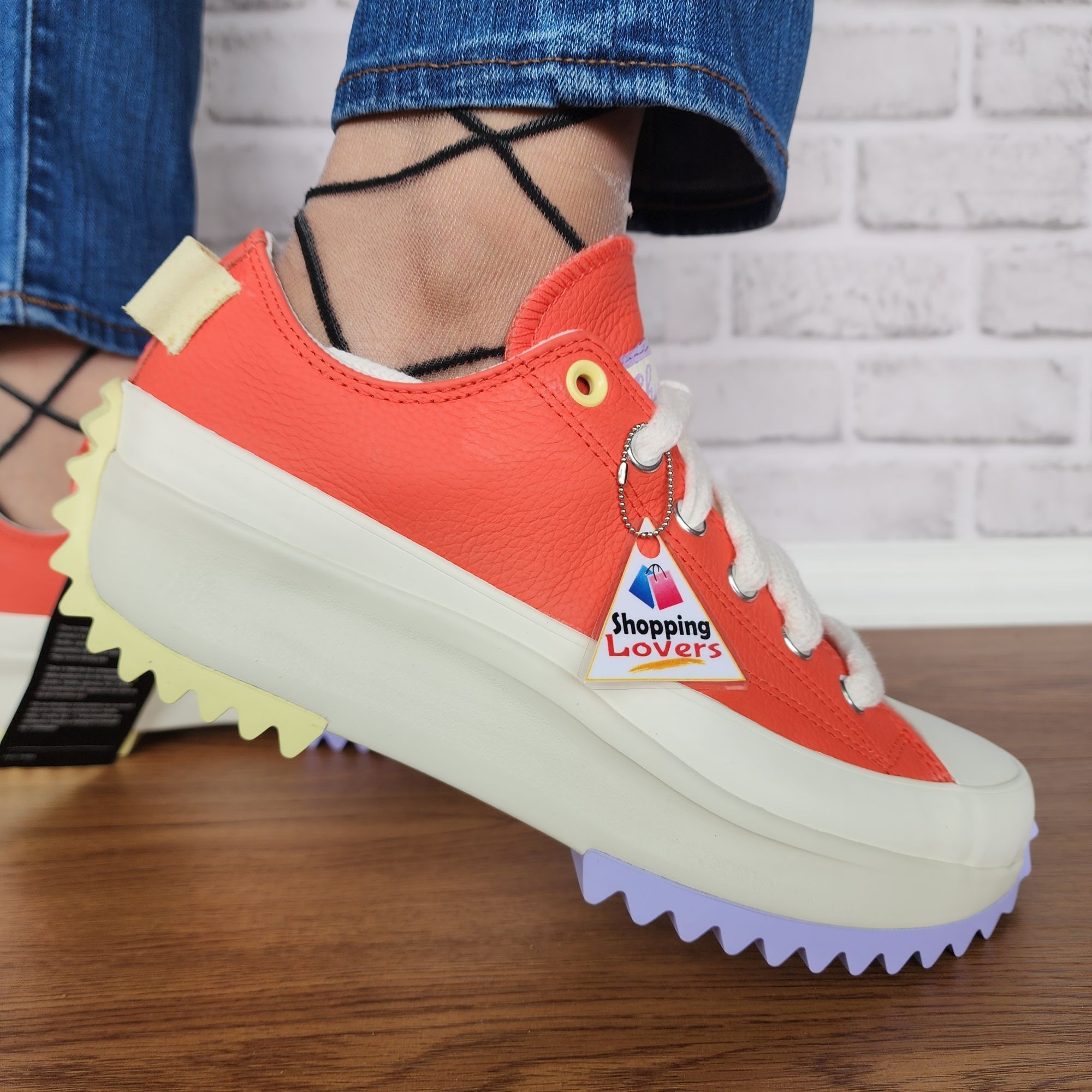 Converse ❤️Converse Run Star Hike Platform Color Pop Sz 6.5 Women's S Size US 6.5 / IT 36.5 - 4 Thumbnail