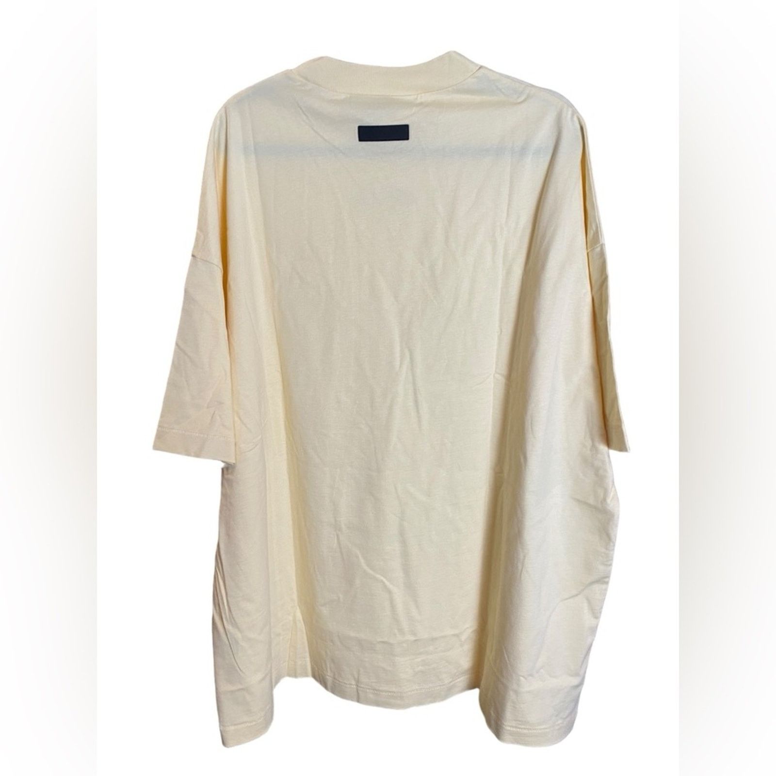 Fear of God FEAR OF GOD ESSENTIAL Slogo appliqué cotton T-Shirt Yellow L Size US L / EU 52-54 / 3 - 3 Thumbnail