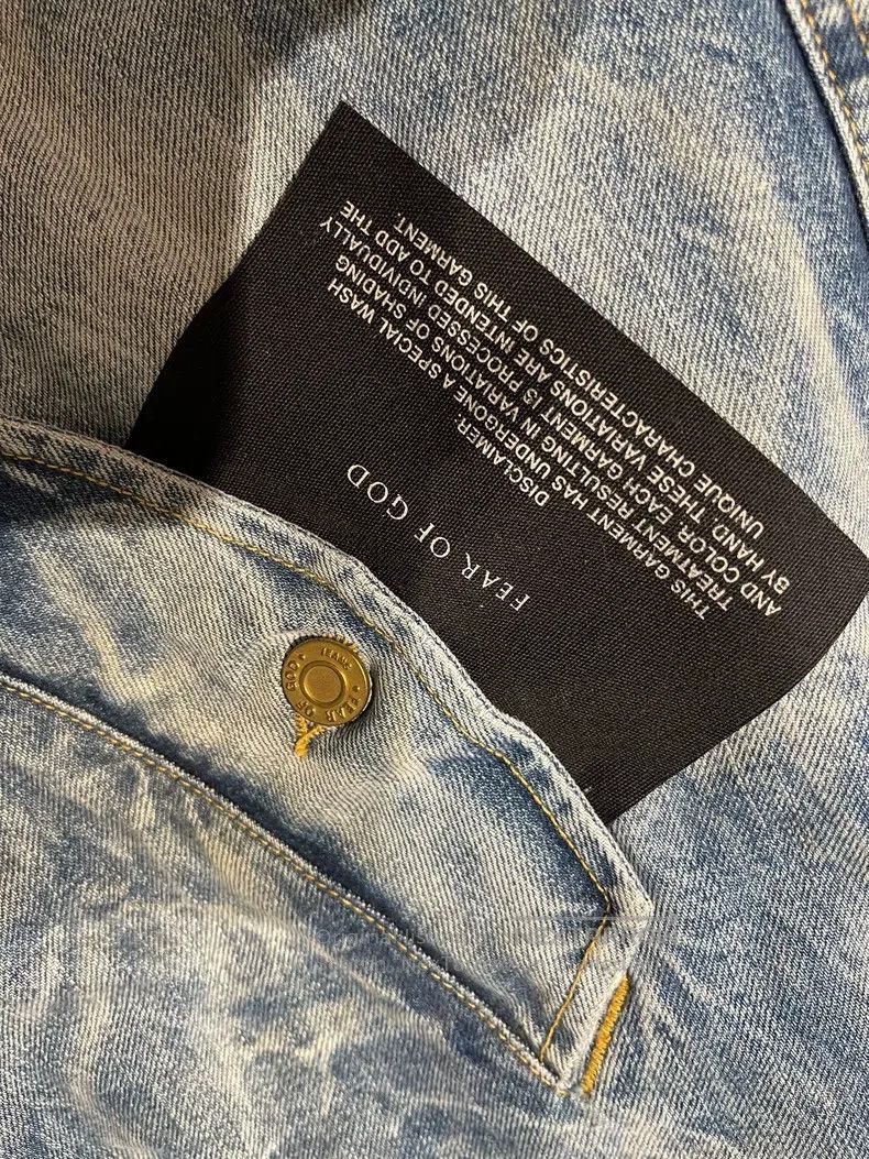 Fear of God Fear of God Heavy water ripple denim army coat Size US L / EU 52-54 / 3 - 4 Thumbnail