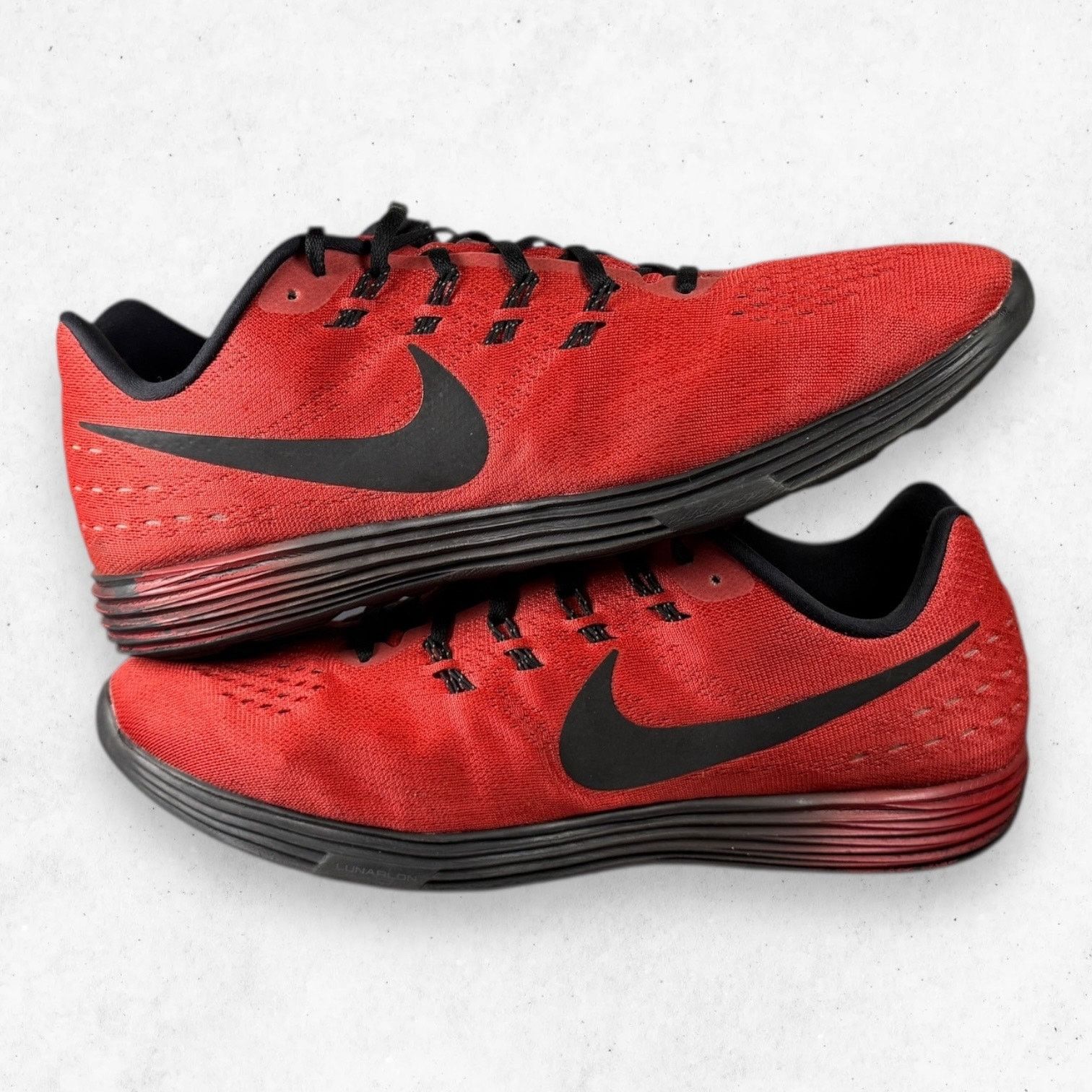 Nike Nike iD Custom Flyknit Running Shoe Red Black 14W Size US 14 / EU 47 - 10 Thumbnail