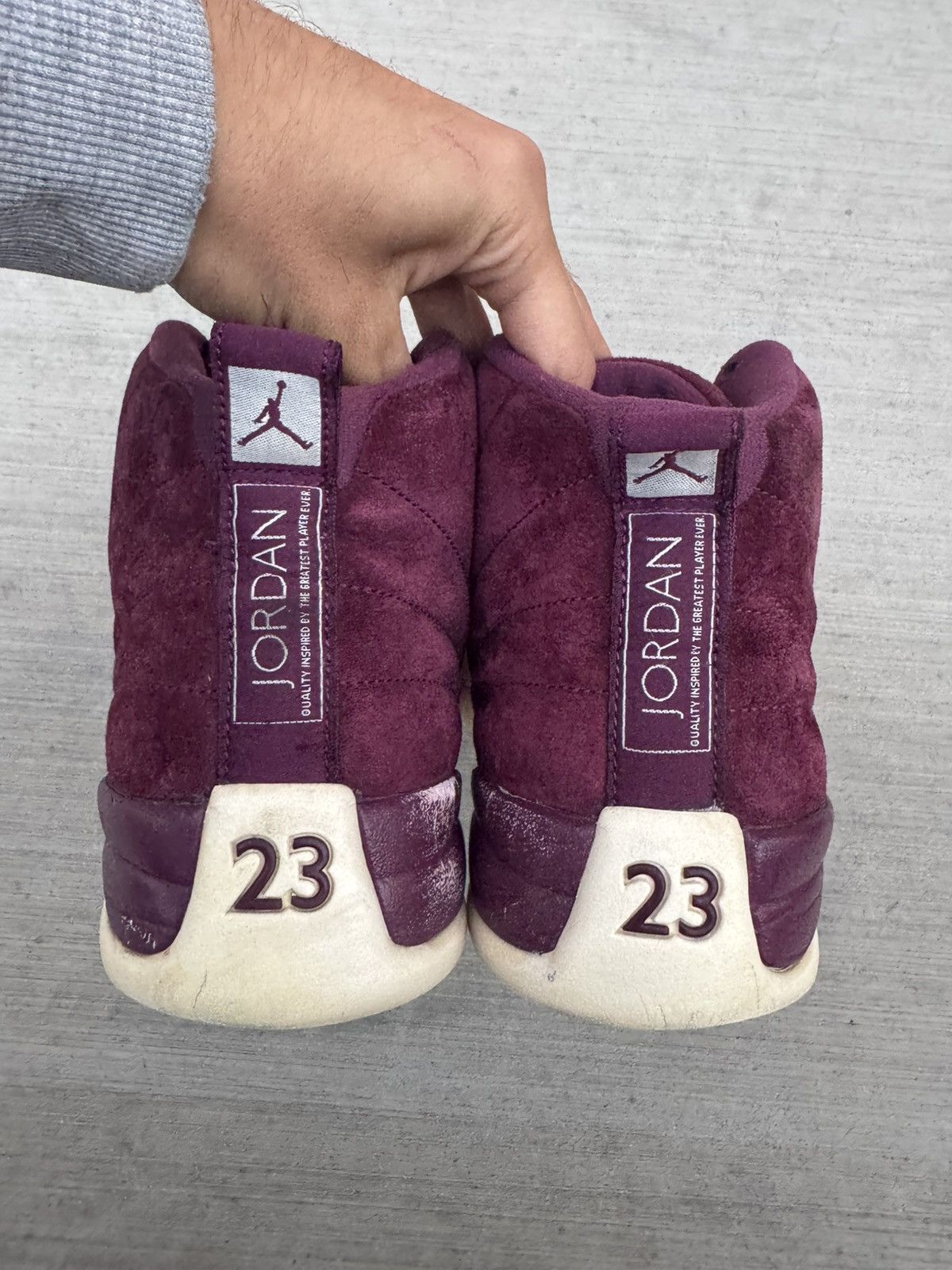 Jordan Brand JORDAN 12 RETRO BORDEAUX MAROON BURGUNDY SIZE 11.5 Size US 11.5 / EU 44-45 - 4 Thumbnail