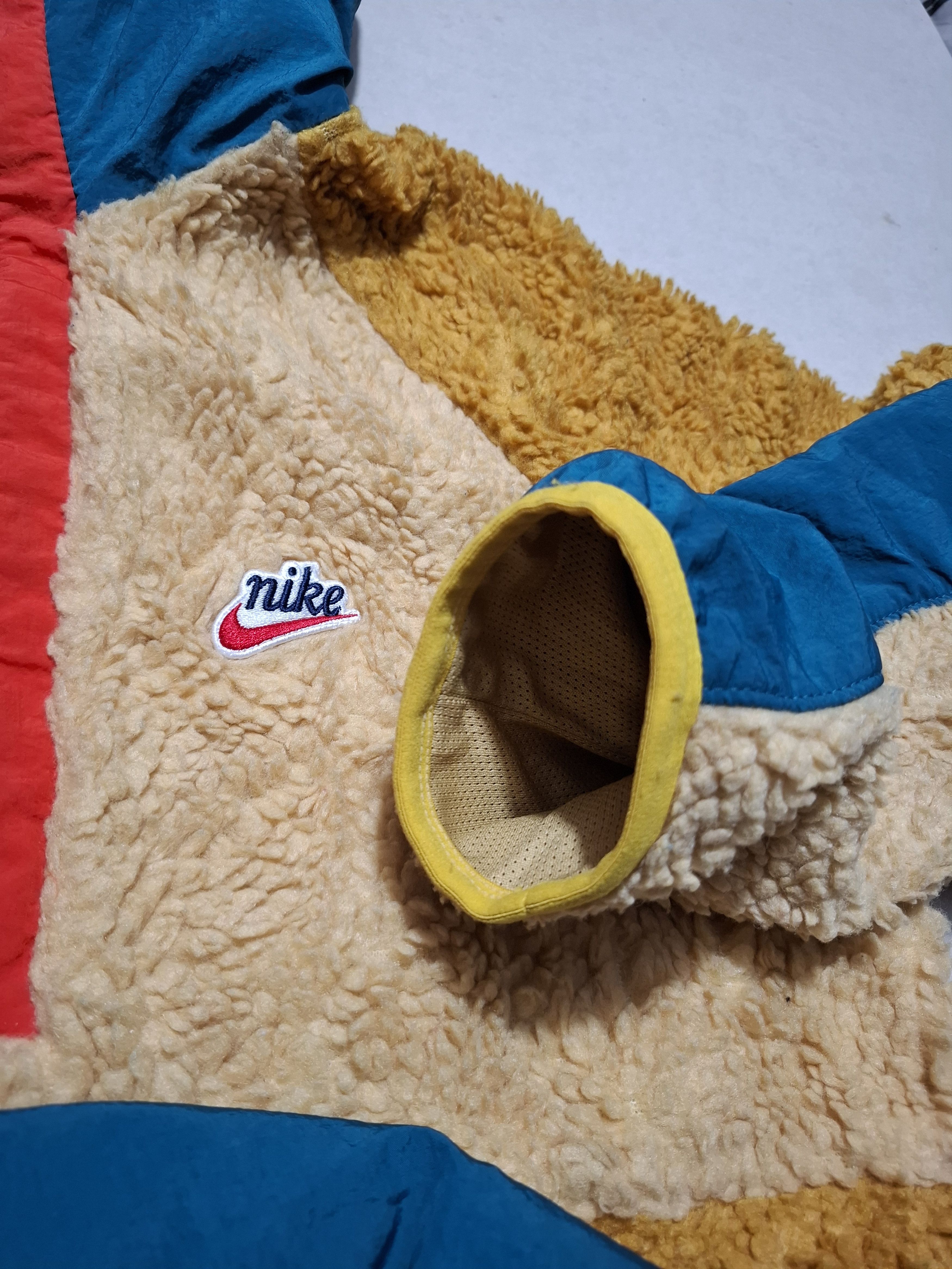 Nike Nike Fleece Sherpa Half Zip Pull Over Retro Jacket L Size US M / EU 48-50 / 2 - 9 Thumbnail