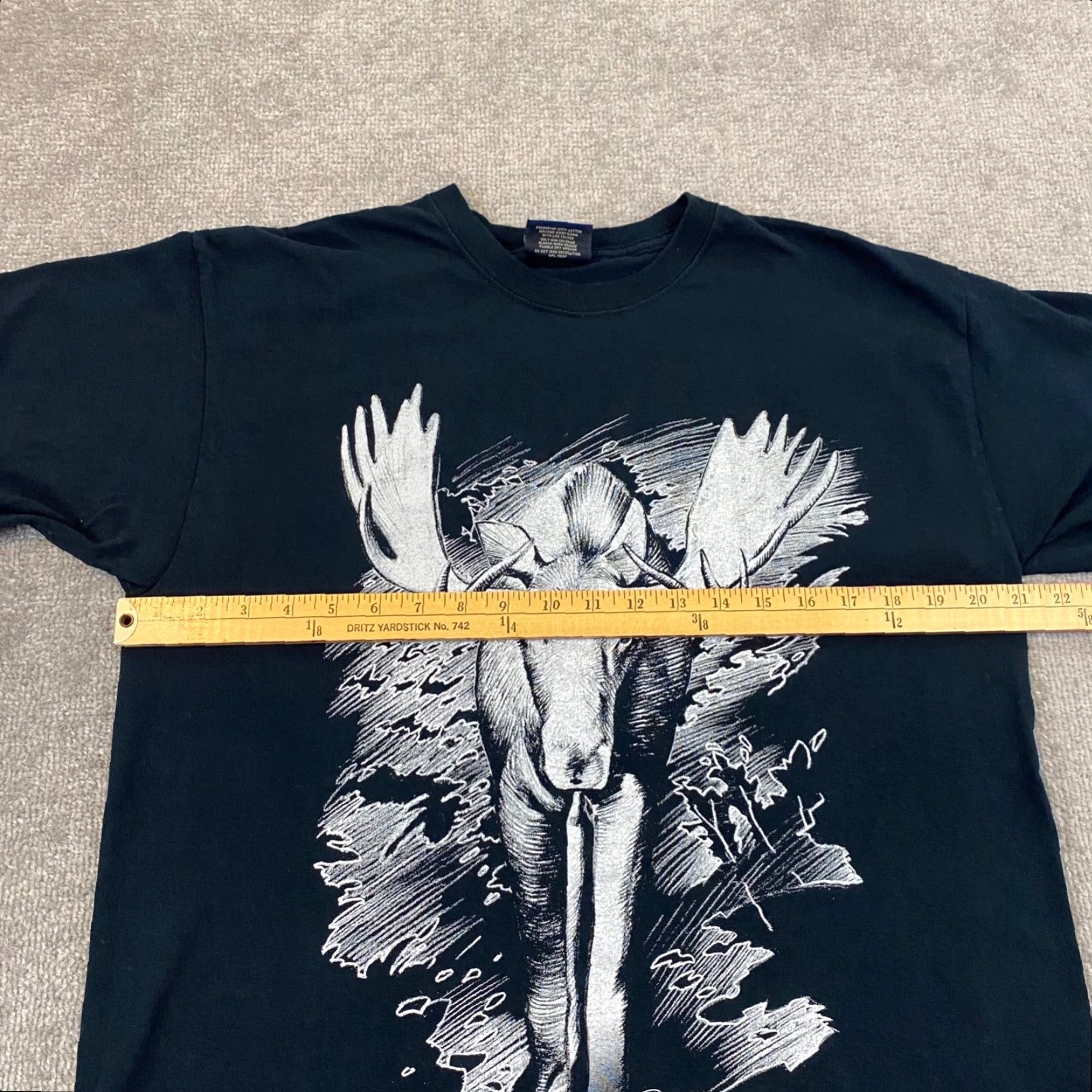 Vintage VINTAGE MV Sport Alaska Shirt Mens L Black Moose Nature Wildlife Graphic Tee S/S Size US L / EU 52-54 / 3 - 7 Thumbnail
