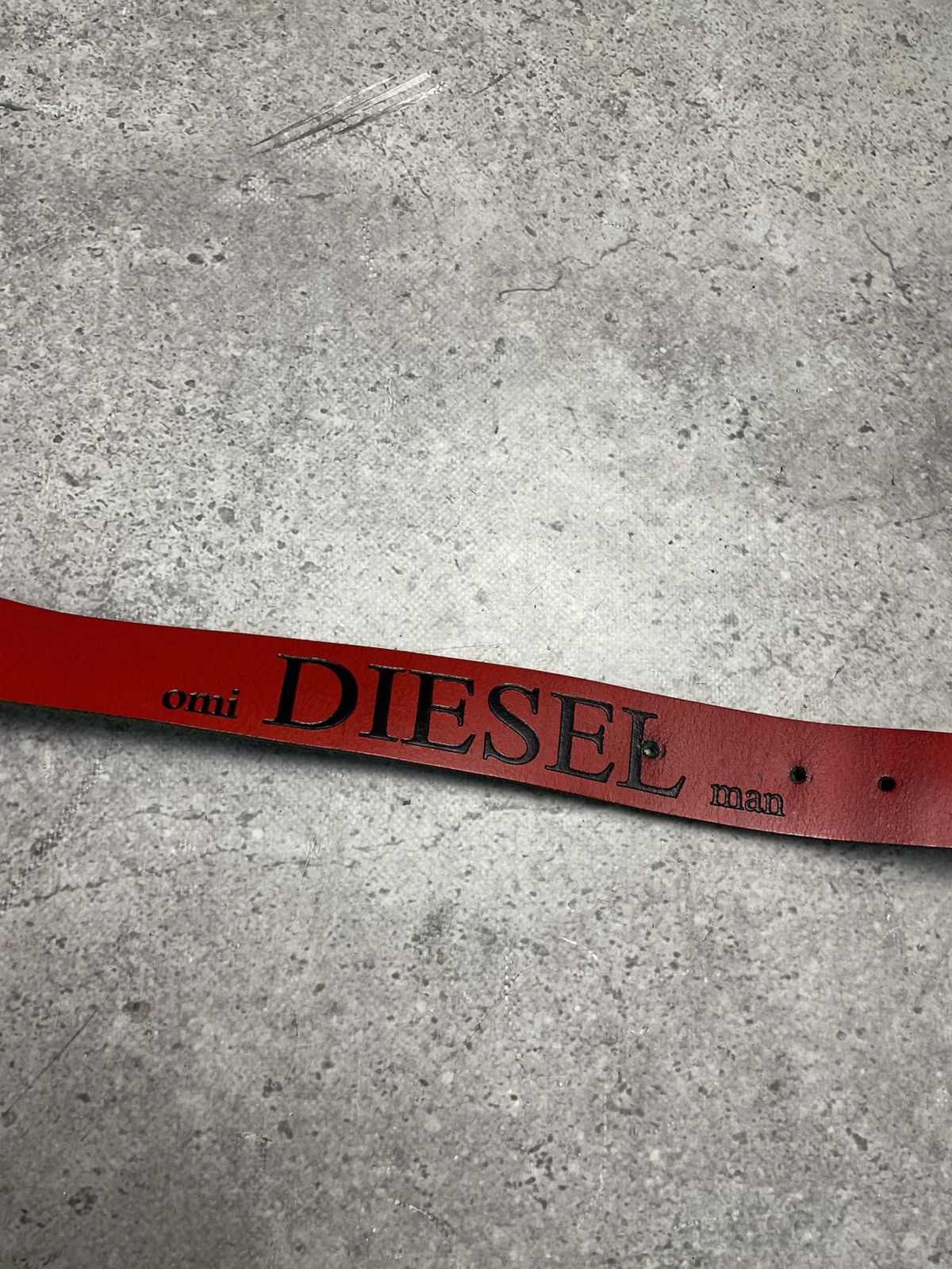 Diesel Vintage Y2K Diesel Belt Leather Metal Logo Japanese Size ONE SIZE - 6 Thumbnail