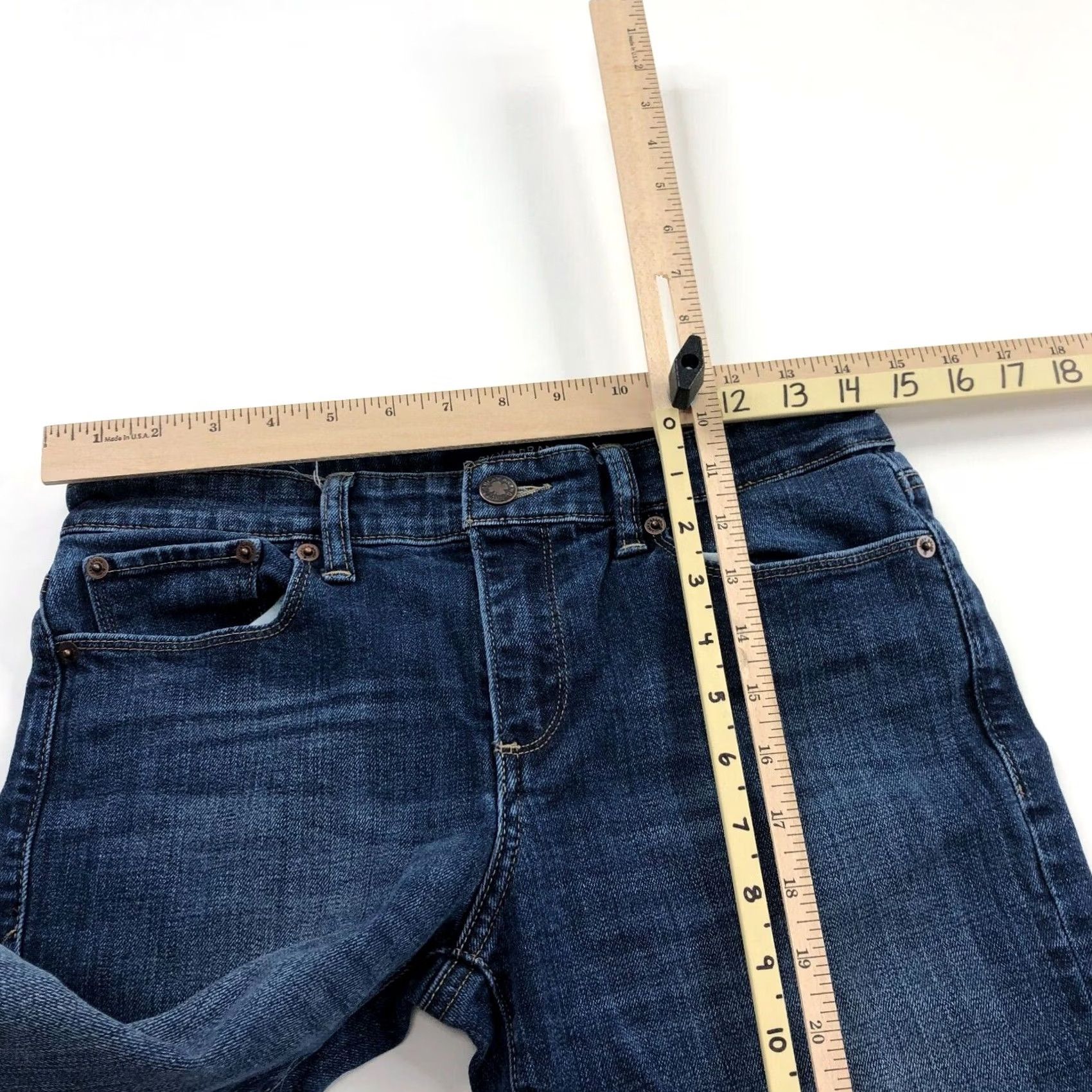 Lucky Brand Lucky Brand Sweet Crop Denim Jeans Shirt? Mid Rise 29W 26L Blue 5-Pocket Regular Womens Jeans Size 28" / US 6 / IT 42 - 7 Thumbnail