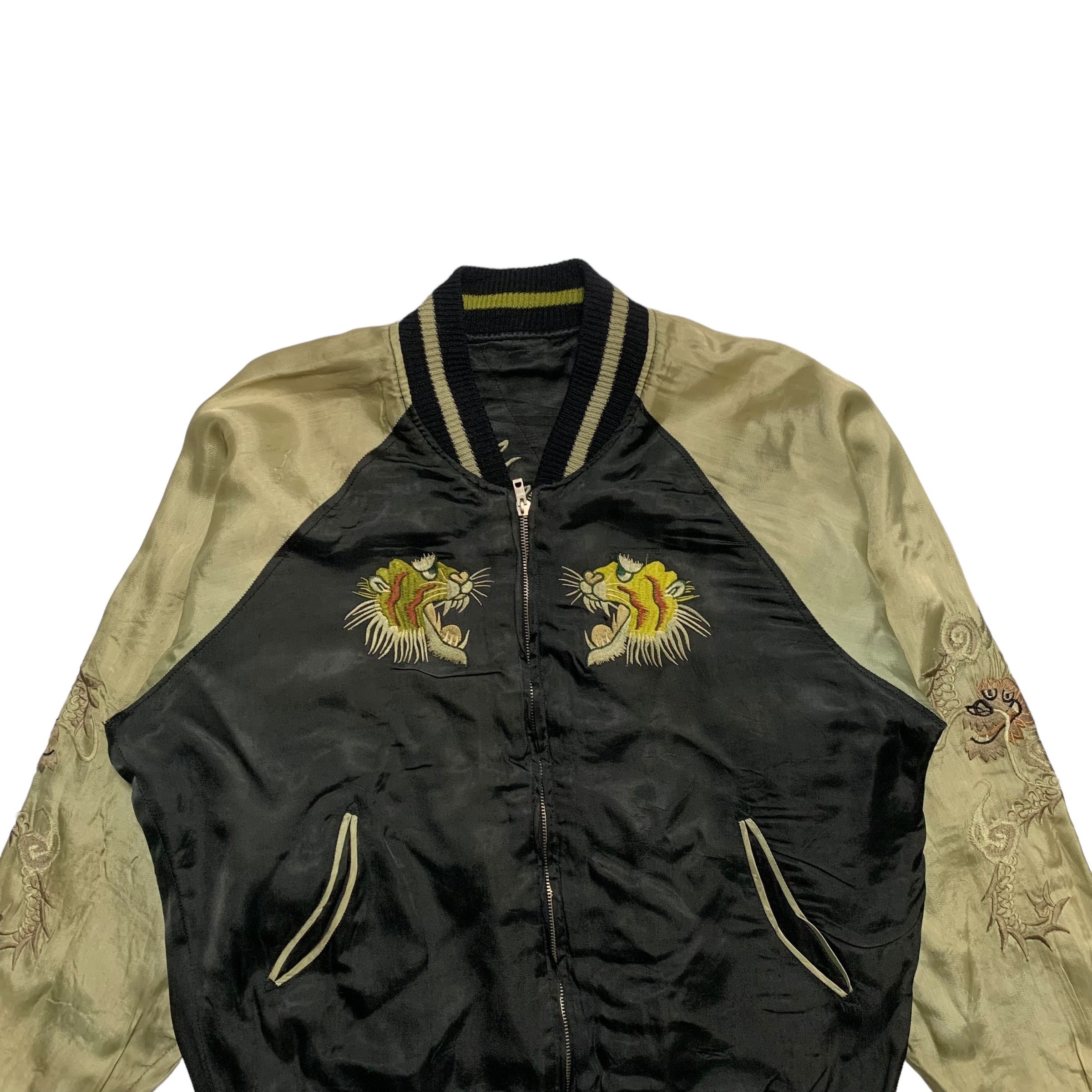 Japanese Brand Vintage 70s Japanese Brand Dragon Reversible Sukajan Jacket Size US M / EU 48-50 / 2 - 2 Thumbnail