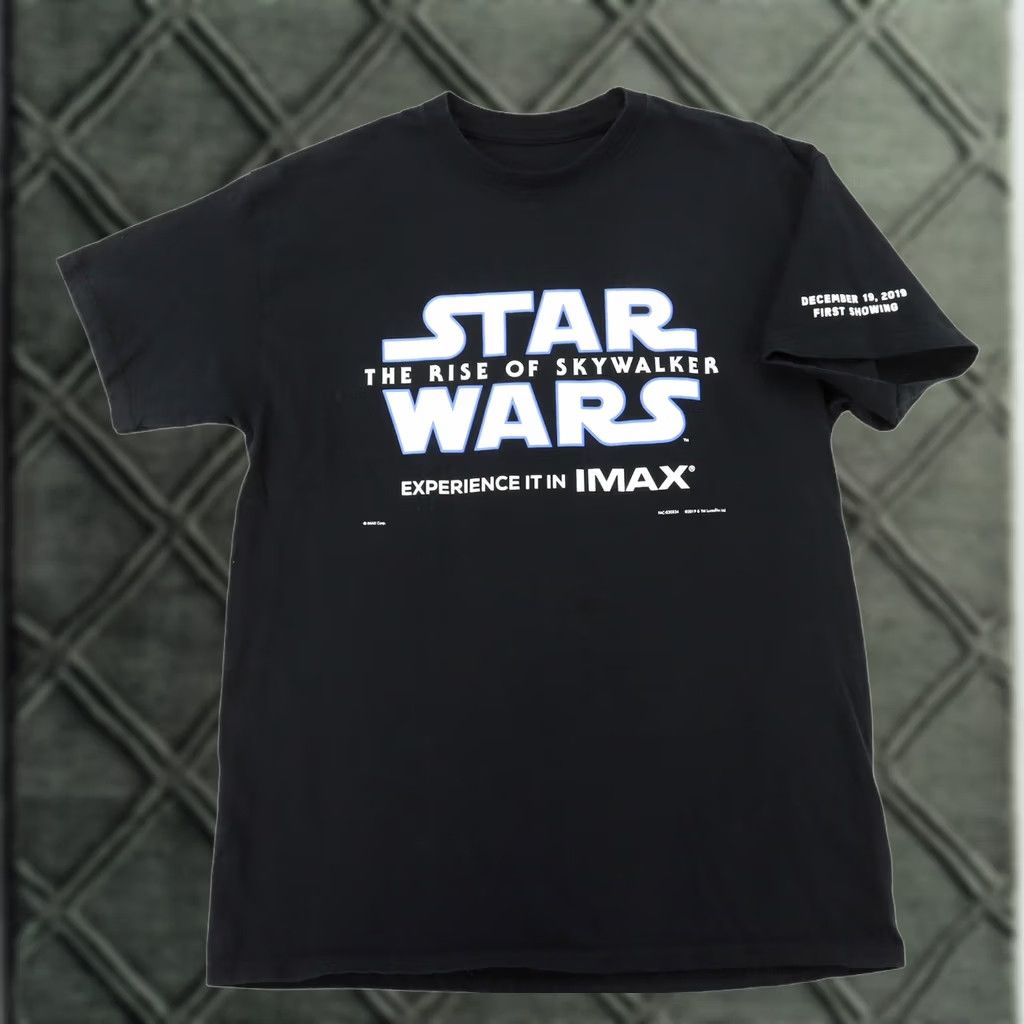 Next Level STAR WARS The Rise of Skywalker IMAX Promo First Showing TShirt Mens Sz L 29x20 Size US L / EU 52-54 / 3 - 1 Thumbnail