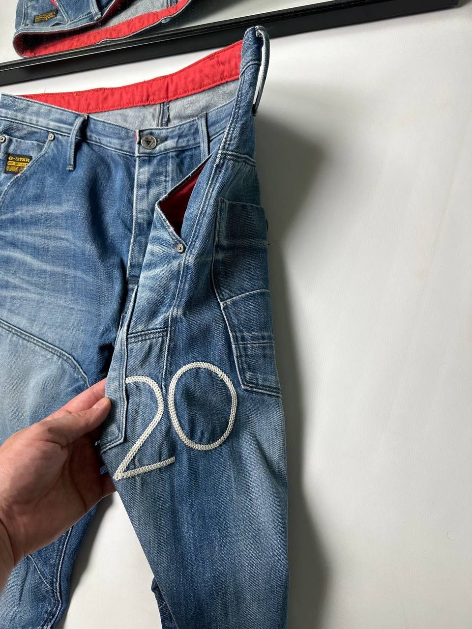 G-Star 🔥Rare Vintage G Star Raw 20 Cargo Washed 90s Y2K Jeans Size US 32 / EU 48 - 10 Thumbnail