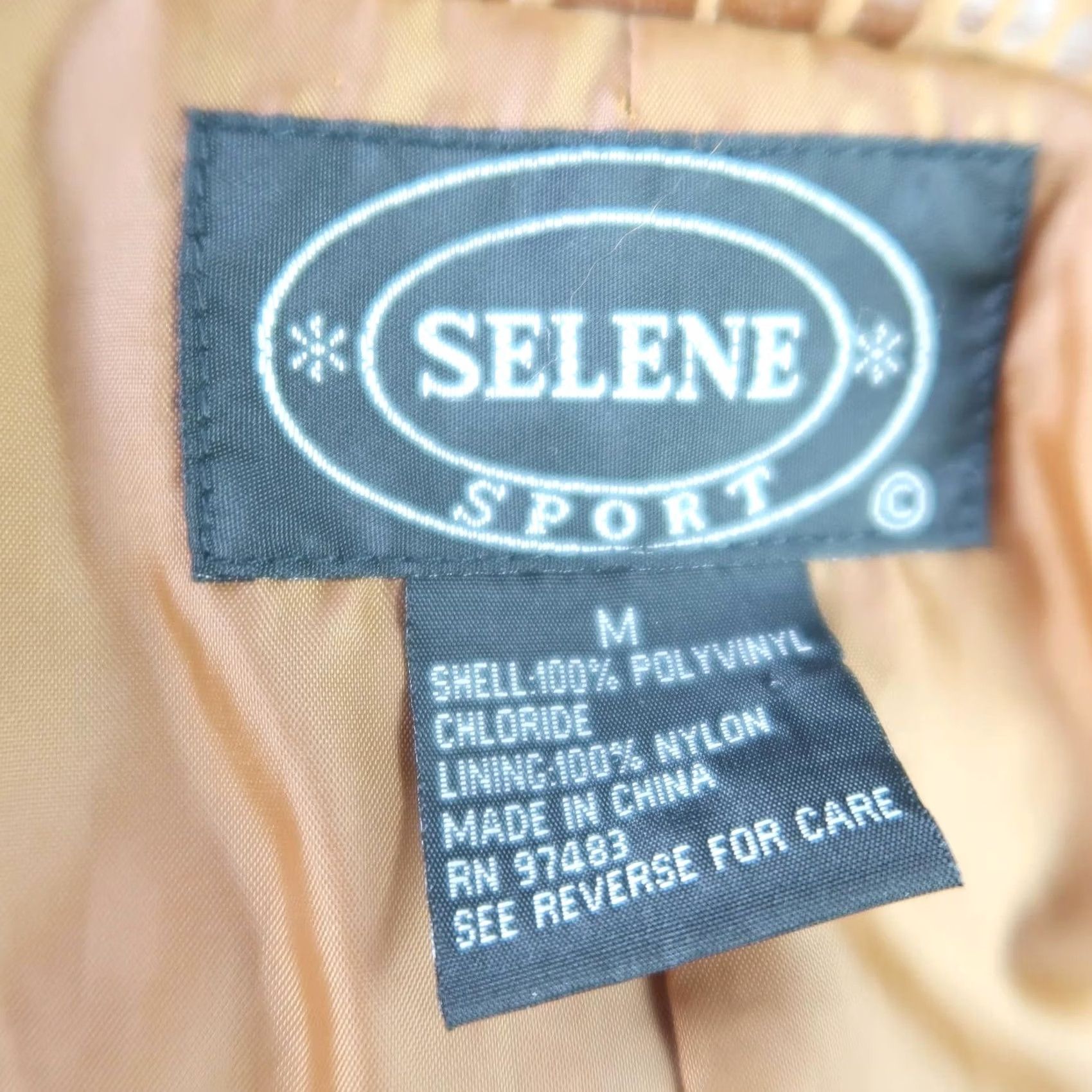 Vintage VINTAGE 90s Selene cognac brown faux patent leather giraffe print blazer M (Regular) Women/Mens Casual Blazer Size M / US 6-8 / IT 42-44 - 5 Thumbnail