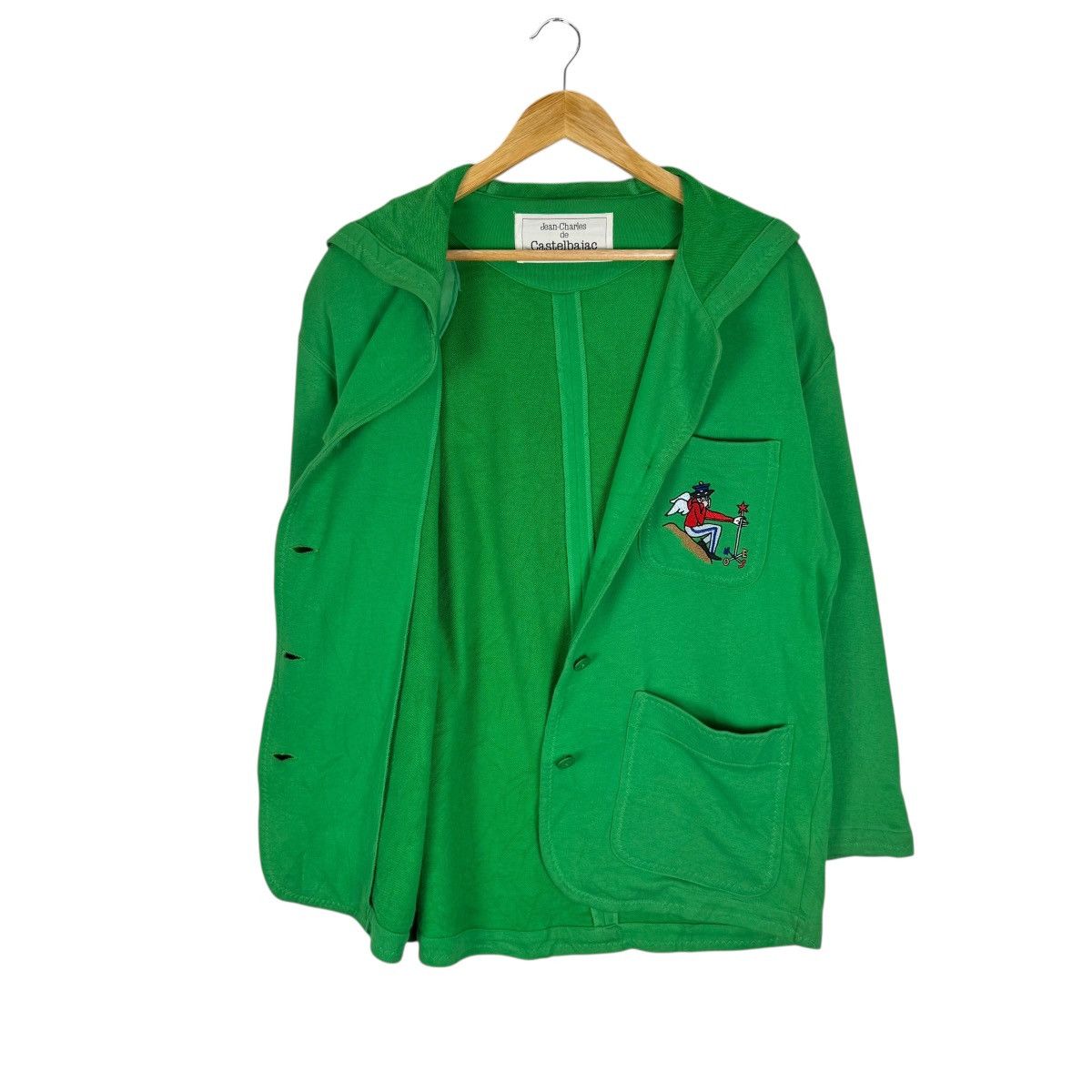 Jean Charles De Castelbajac 🌟JC CASTELBAJAC HOODIE BUTTON CARDIGAN Size M / US 6-8 / IT 42-44 - 7 Thumbnail