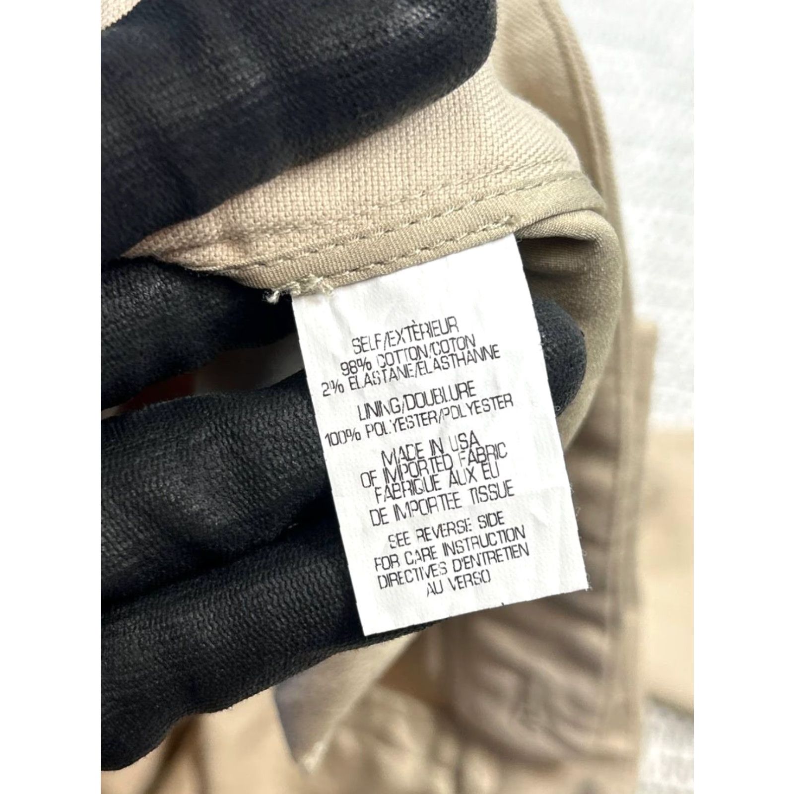 Theory Theory Dress Pants Womens 8 Khaki Beige Slim Shirt Pants Women Dress Pants Slim Bl Size 30" / US 8 / IT 44 - 7 Thumbnail
