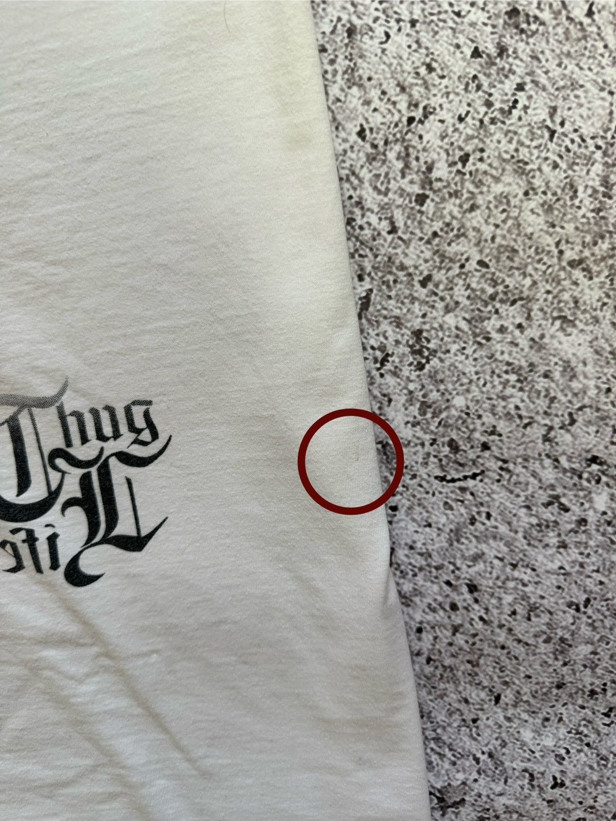 Band Tees × Rap Tees × Vintage Vintage 90’s Thug Life Rap Tough Face Tupac Bandana T-Shirt Size US XL / EU 56 / 4 - 13 Thumbnail