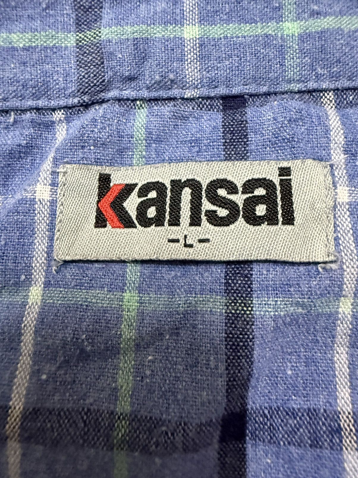 Kansai Yamamoto Kansai Bule Plaid Cotton Flannel pyjama Button Up Size US L / EU 52-54 / 3 - 6 Thumbnail