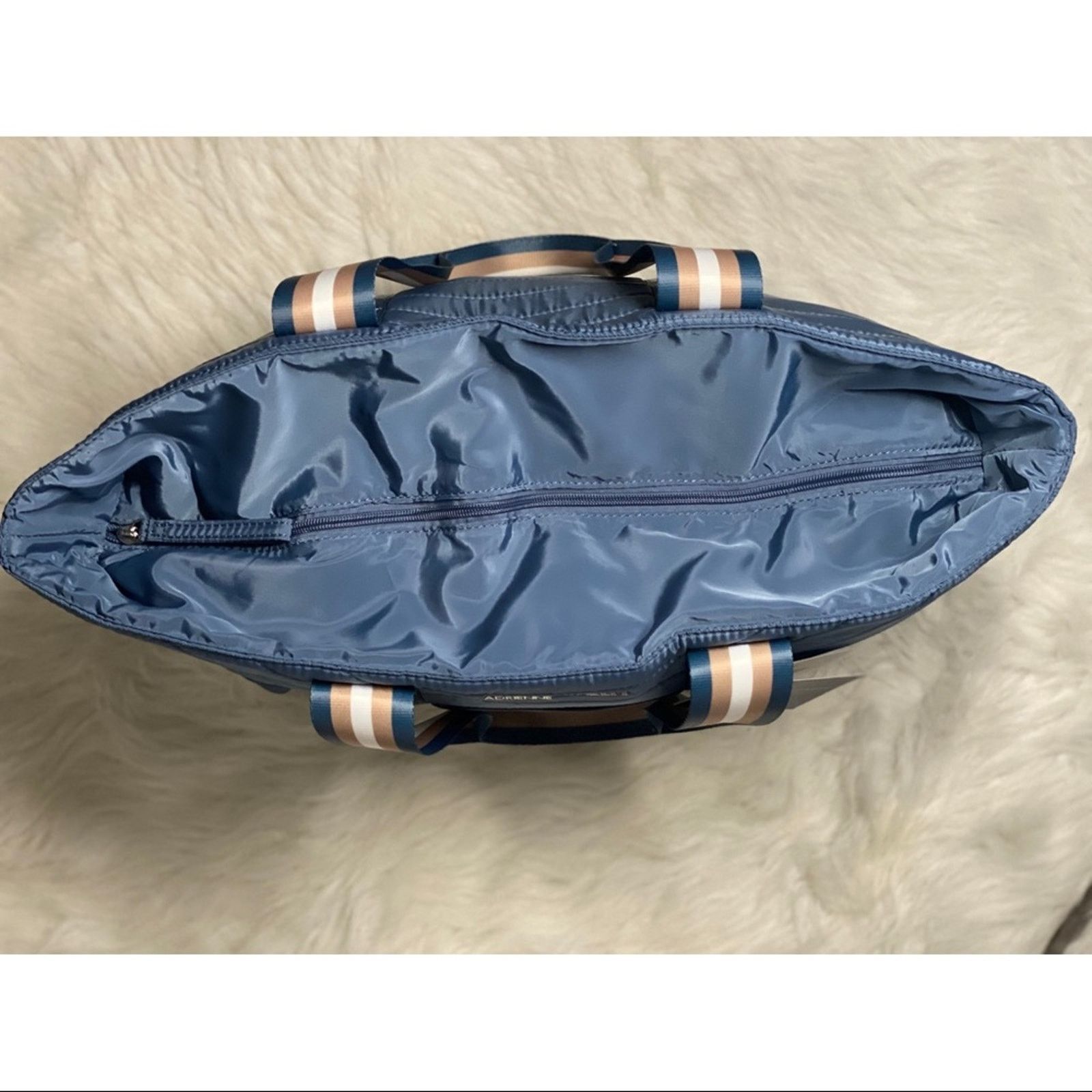 Goods Adrienne Vittadini Blue Canvas Sport Tote Size ONE SIZE - 2 Thumbnail