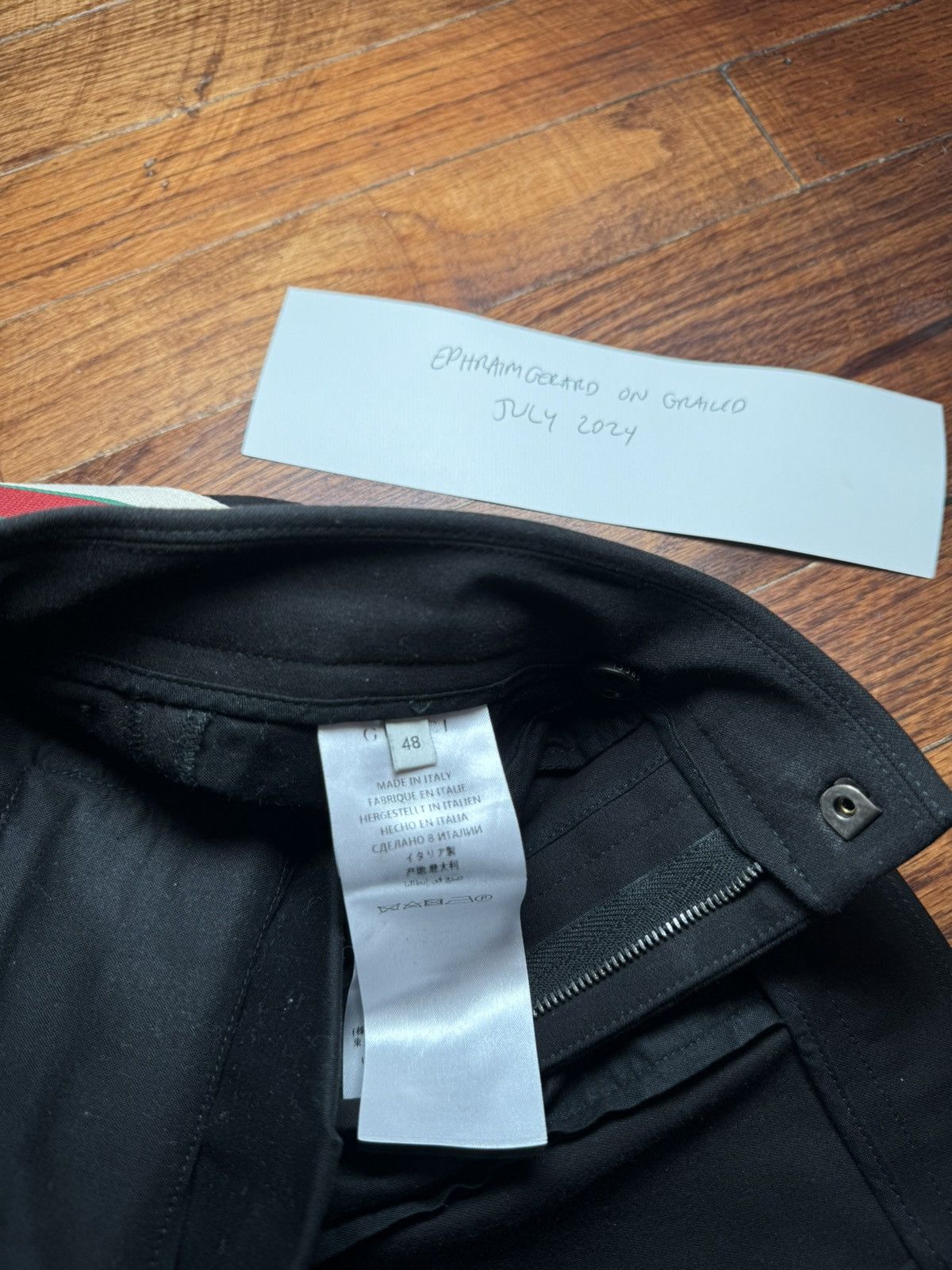 Gucci Gucci Sideline Moto Look Trousers Pants size 32 Size US 32 / EU 48 - 6 Thumbnail