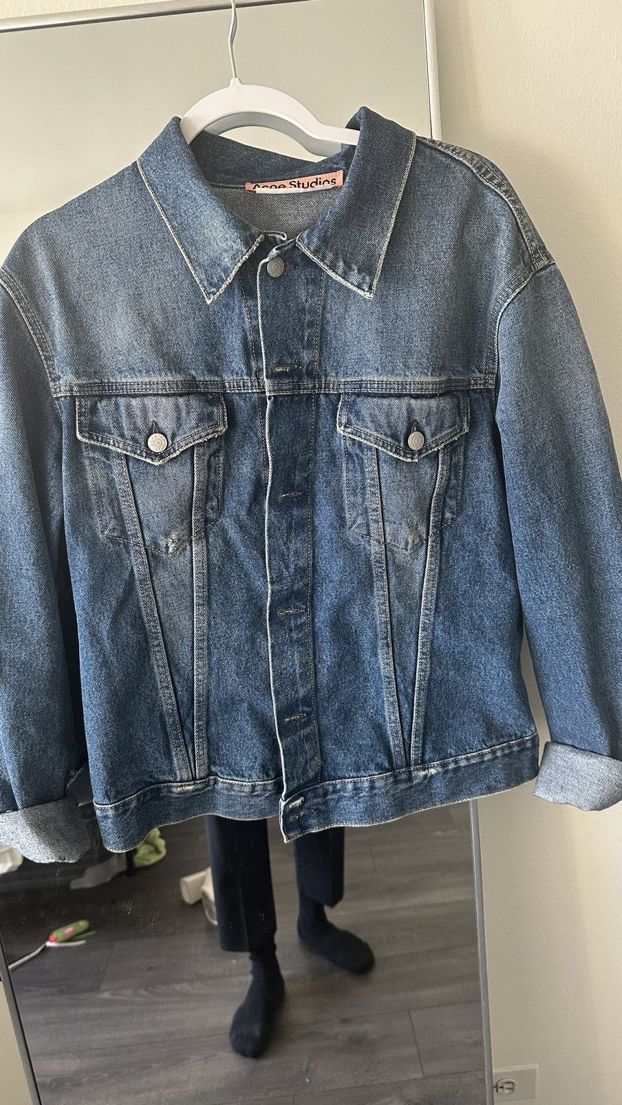 Acne Studios Acne Studios Mid Blue Denim Jacket Size US M / EU 48-50 / 2 - 1 Thumbnail