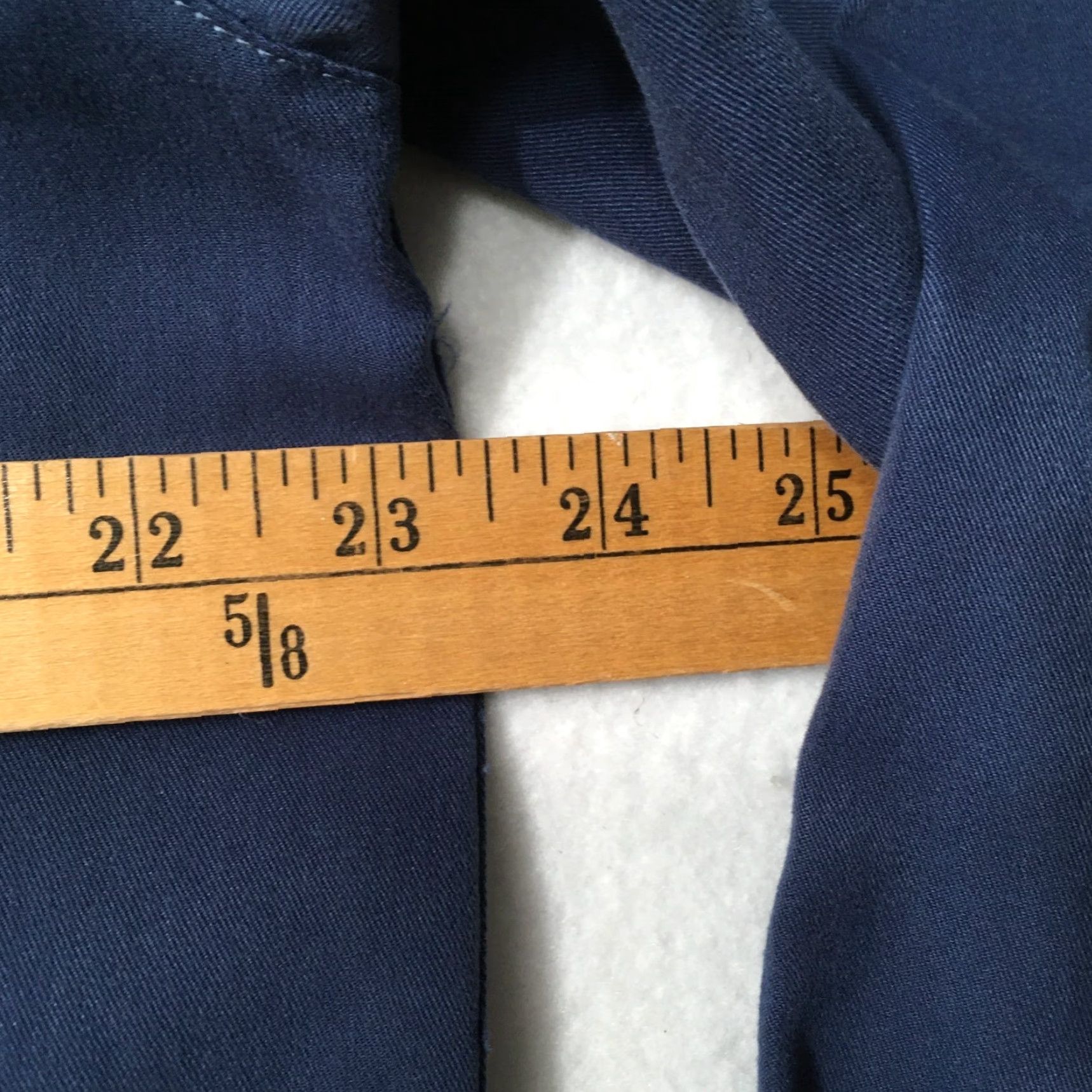 Vintage METHODE Shirt Men’s LARGE Blue Suede Short Sleeve Button Up Size US L / EU 52-54 / 3 - 4 Thumbnail