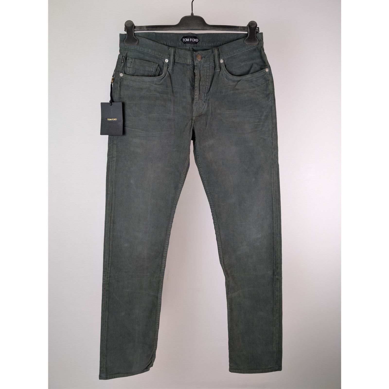 Tom Ford Straight Jeans in Khaki BNWT 33 Size US 33 - 2 Thumbnail