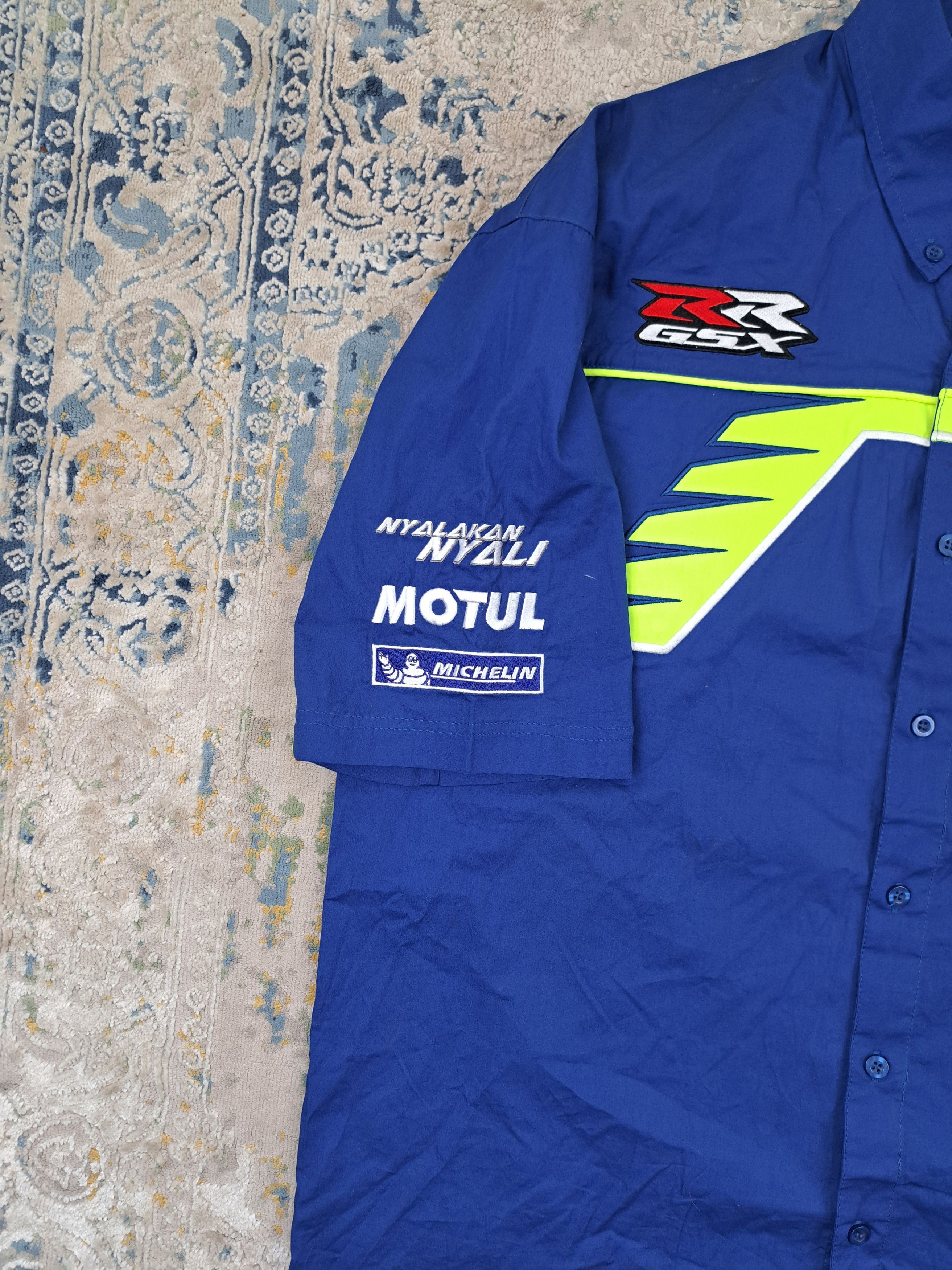 Vintage Vintage y2k Suzuki Racing Team Button Up Shirt Moto Size US XL / EU 56 / 4 - 10 Thumbnail