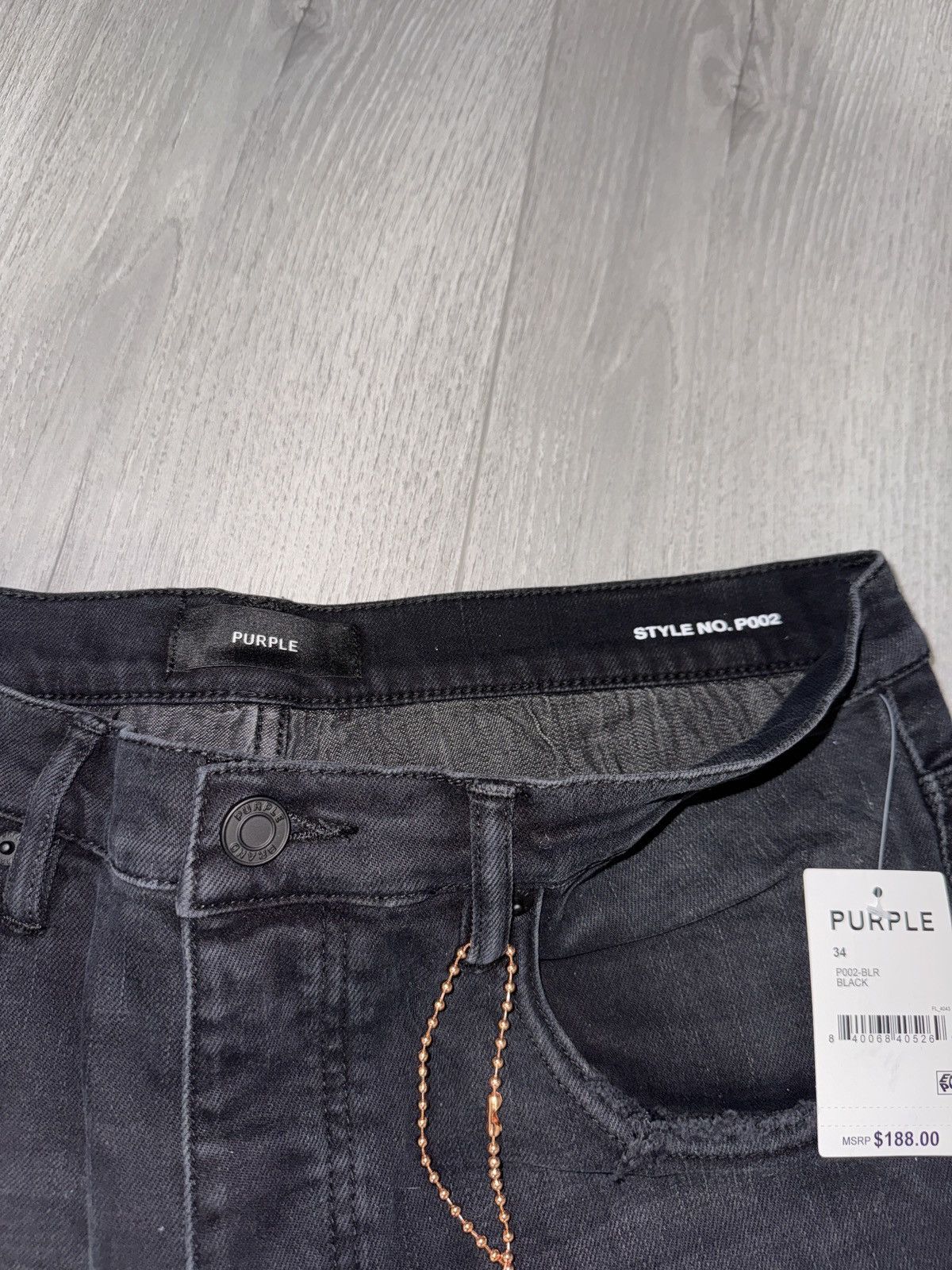 Purple PURPLE Black Skinny Jeans Size US 34 / EU 50 - 3 Thumbnail