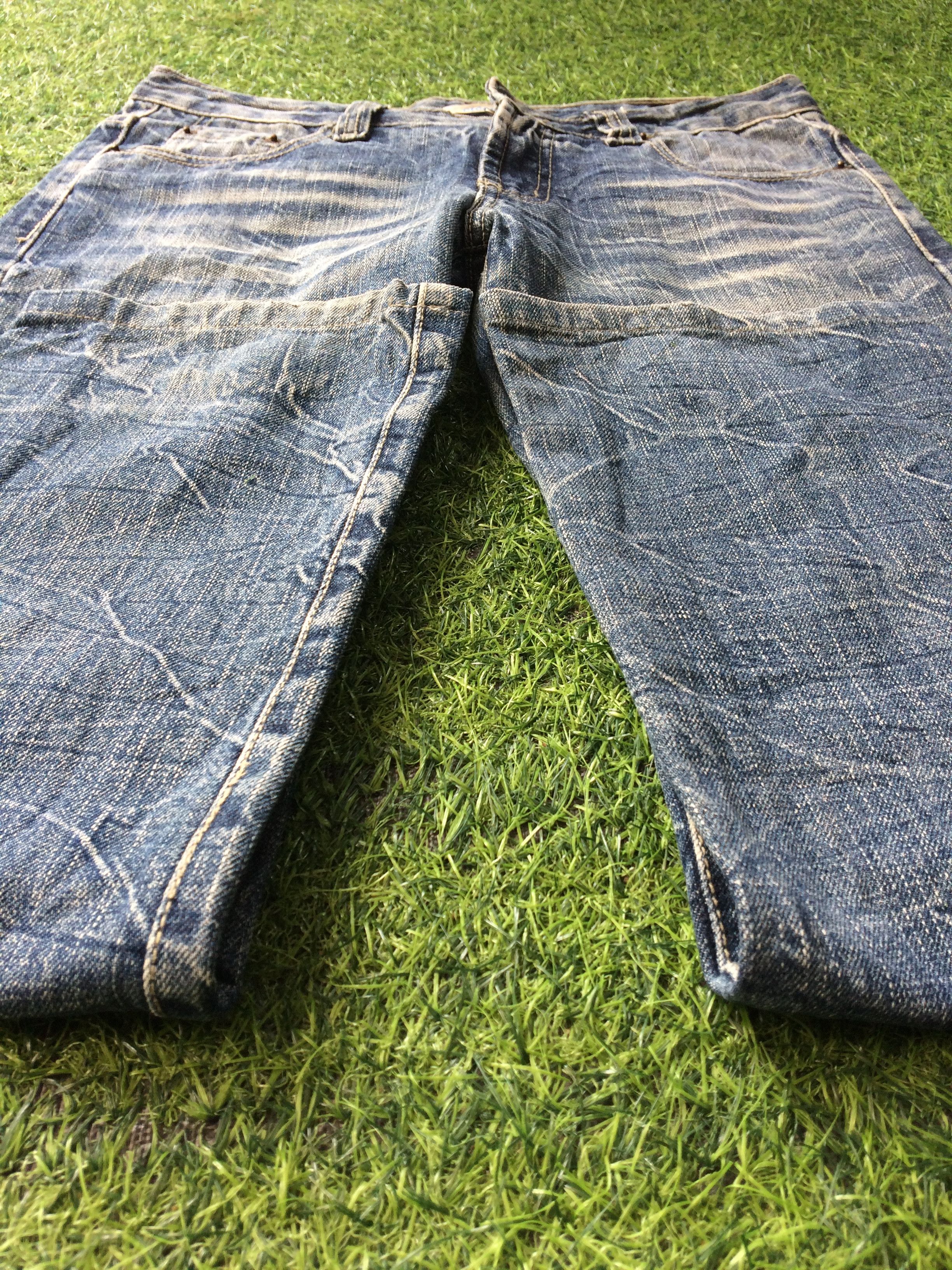 If Six Was Nine Distressed Japanese Low Rise Denim D-533 Size 27" / US 4 / IT 40 - 7 Thumbnail