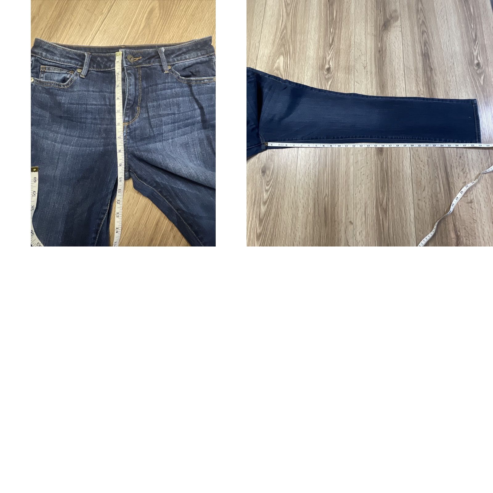 Liz Claiborne LIZ CLAIBORNE Classic Fit Dark Wash Jeans Size 6 Straight Leg Stretch Denim Women Size 28" / US 6 / IT 42 - 8 Thumbnail