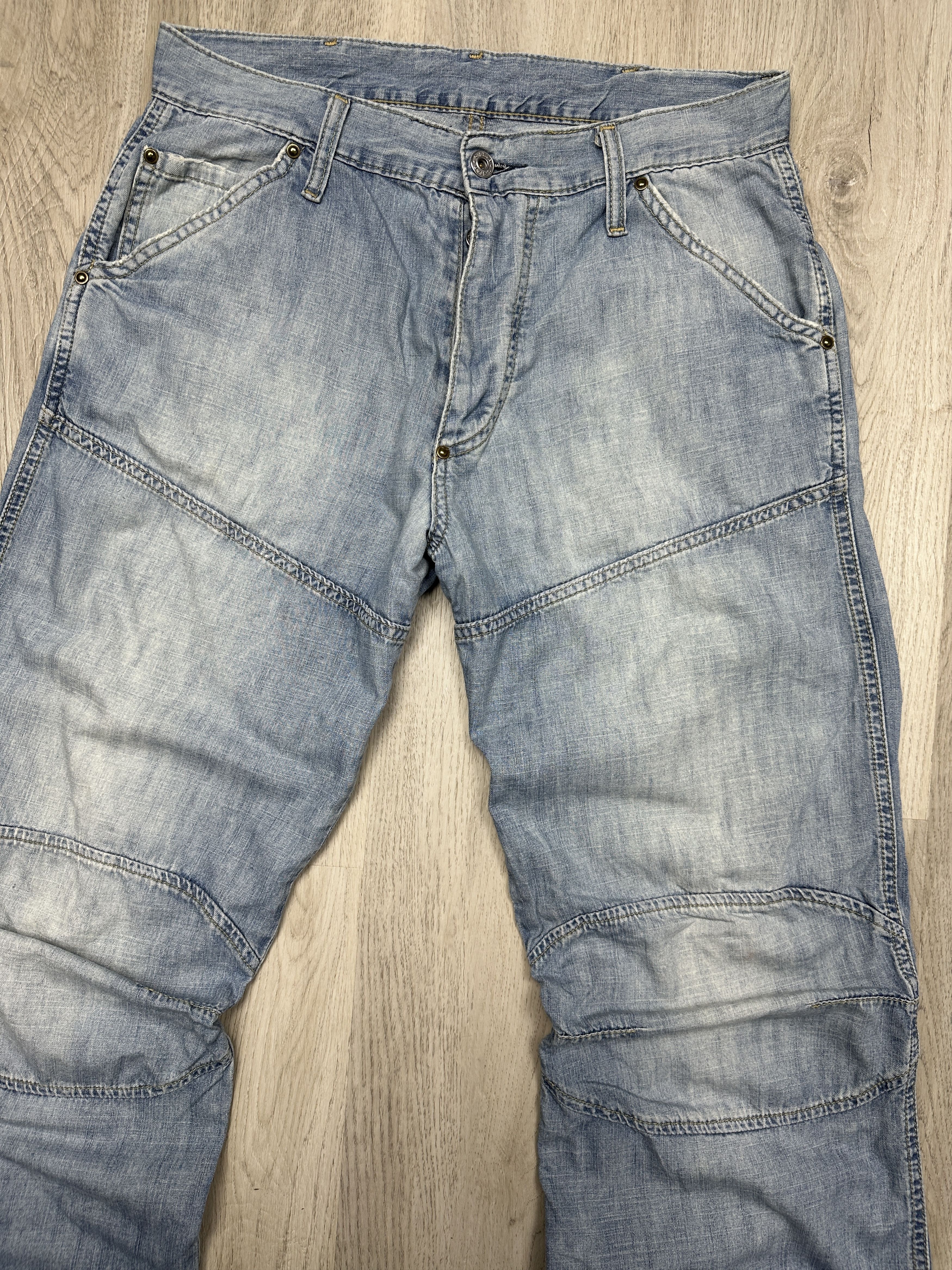 G-Star G Star Raw Mens Elwood Denim Pants Double Knee Jeans Size US 31 - 2 Thumbnail