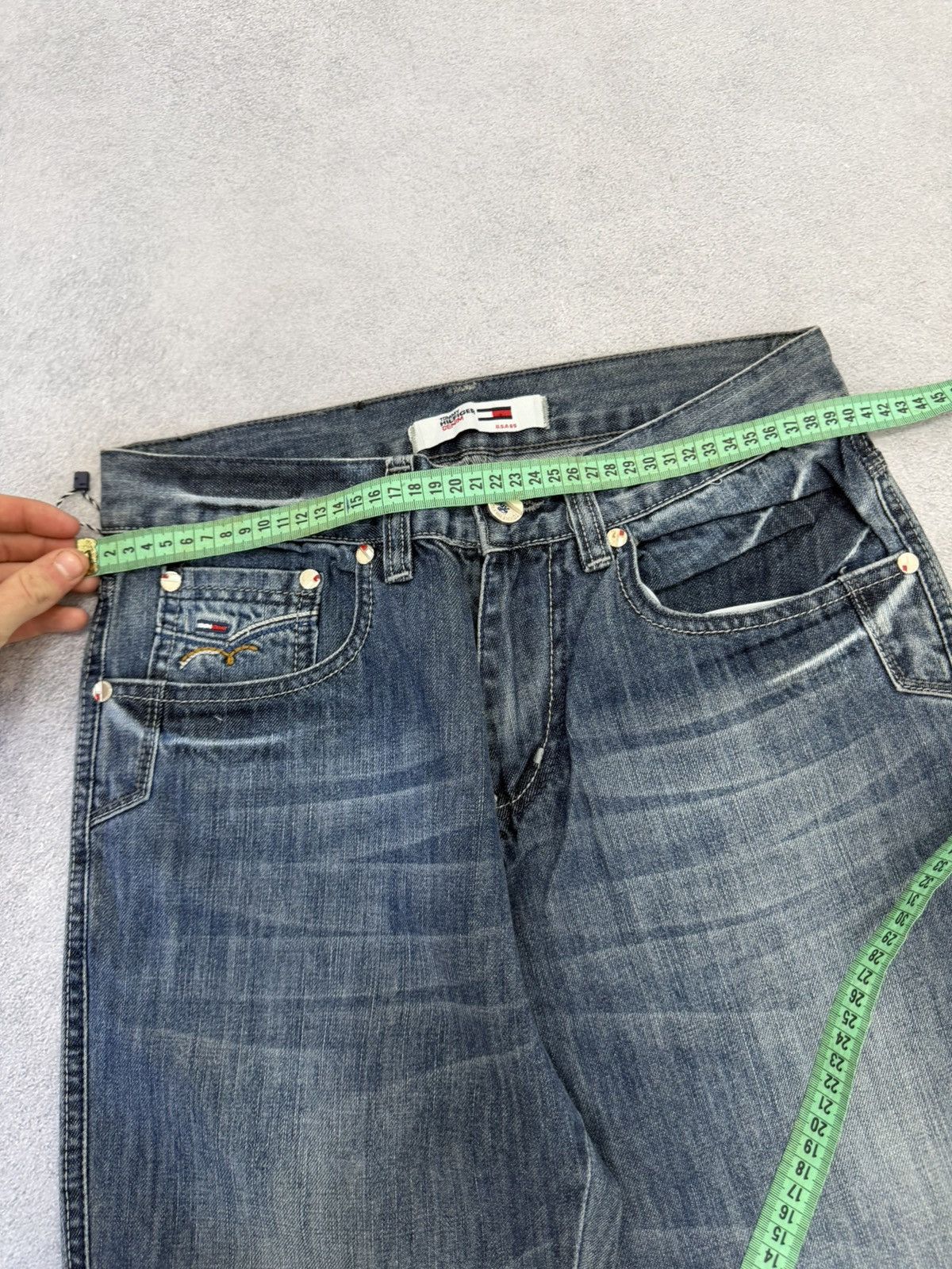 Hedi Slimane 00s Diesel Hedi Slimane Dior Style Washed Denim Jeans Size US 30 / EU 46 - 15 Thumbnail