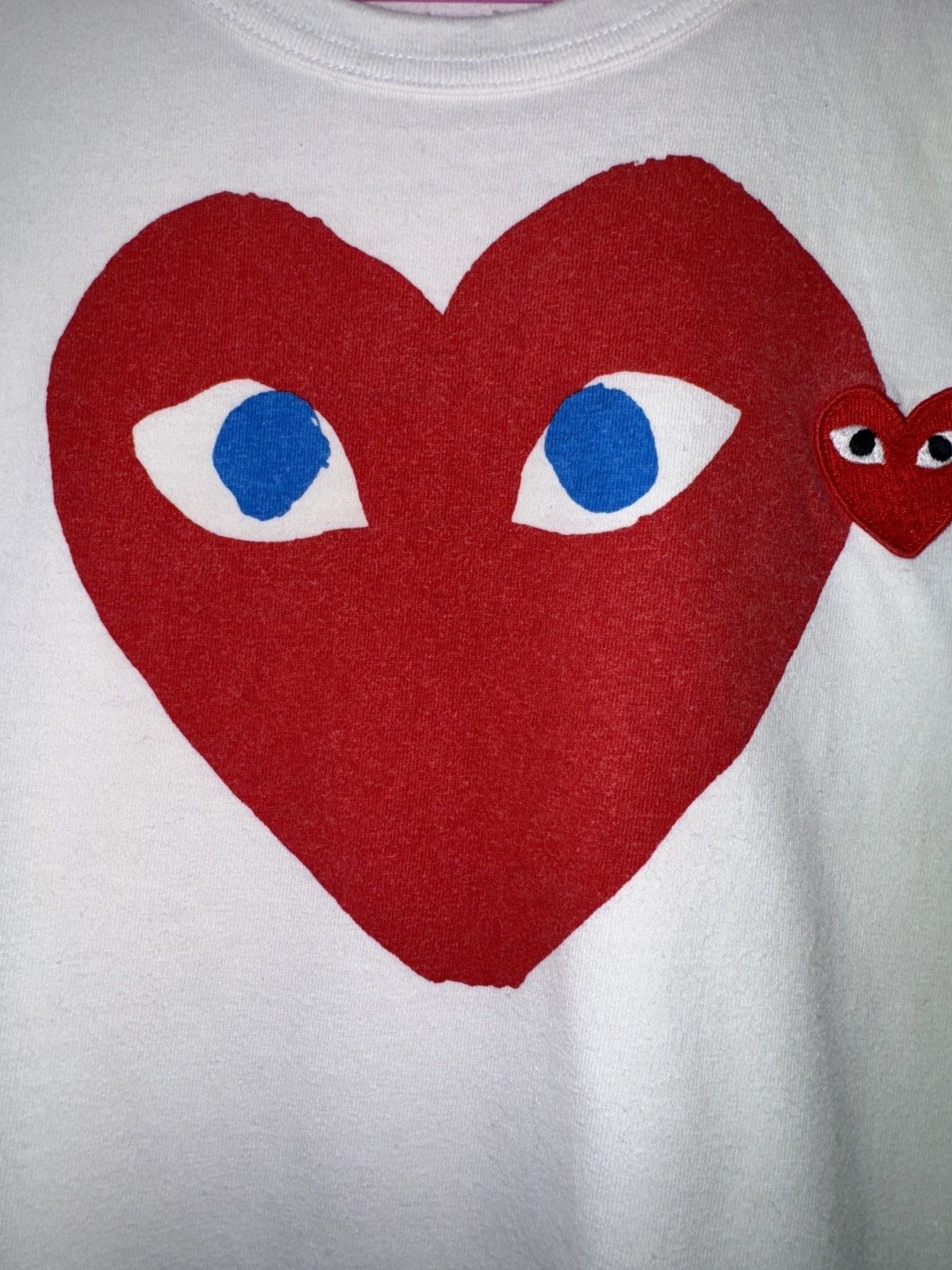Comme des Garcons × Vintage Comme des garcons PLAY CDG t shirt vintage Size US L / EU 52-54 / 3 - 2 Thumbnail