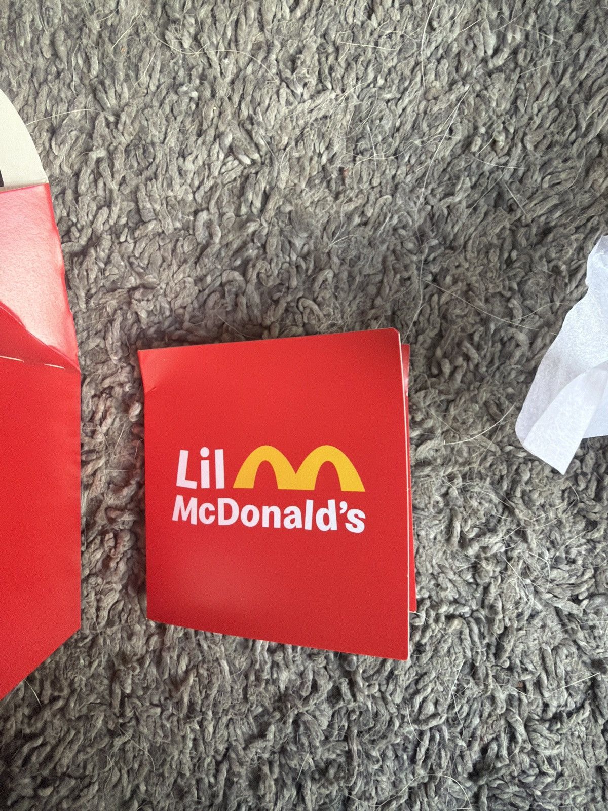 Hypebeast 2025 Lil McDonald’s Gold Happy Meal Box Miniature Size ONE SIZE - 10 Thumbnail