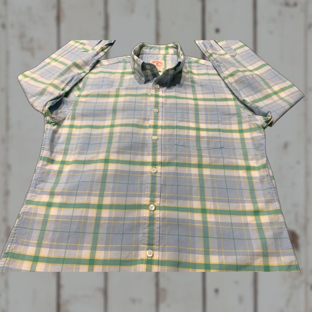 Brooks Brothers Brooks Brothers Red Fleece Plaid Button-Up Shirt Mens M Long Sleeve Cotton Multicolor Size US M / EU 48-50 / 2 - 1 Thumbnail