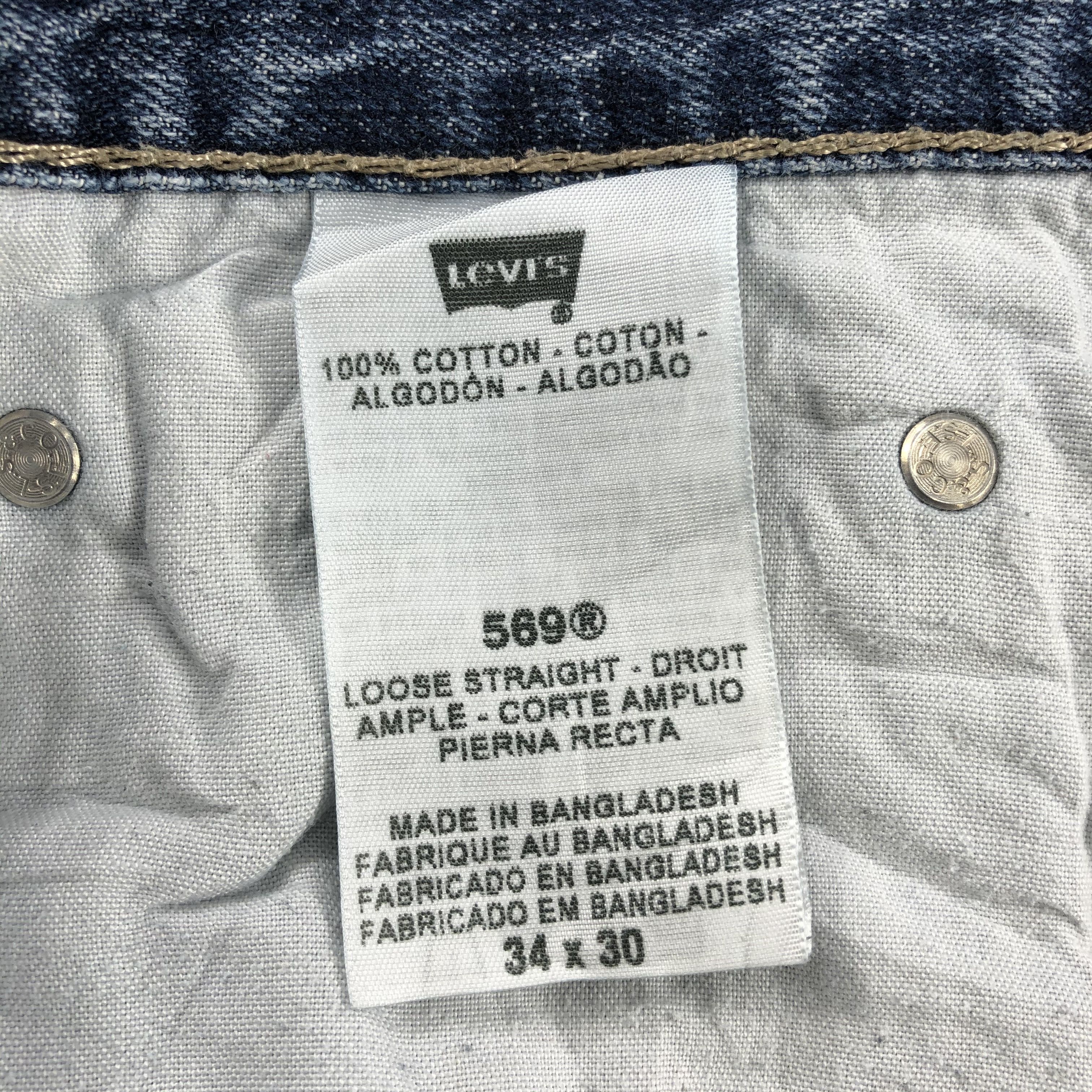 Levi's × Vintage Vintage Blue Wash Levis 569 Jeans-JM2498 Size US 38 / EU 54 - 12 Thumbnail