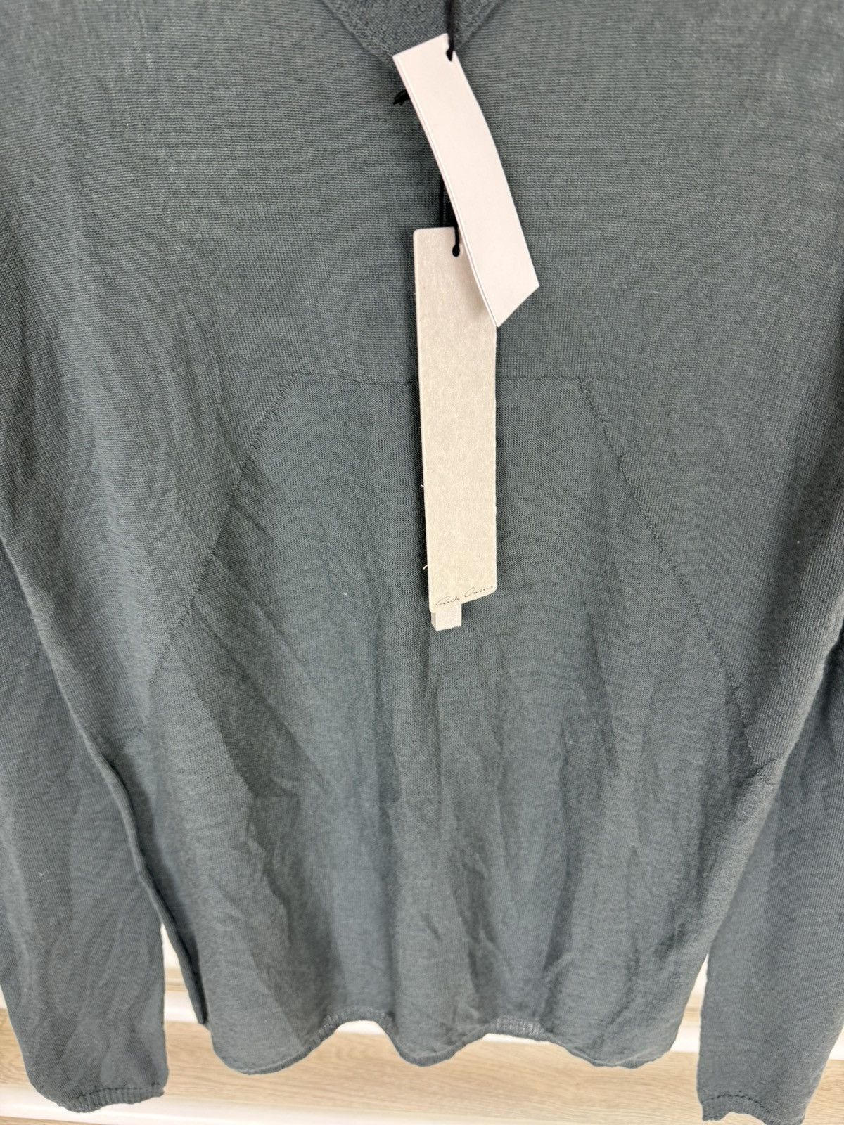 Rick Owens Rick Owens Strobe Column Knit Sweater Teal Size L / US 10 / IT 46 - 5 Thumbnail