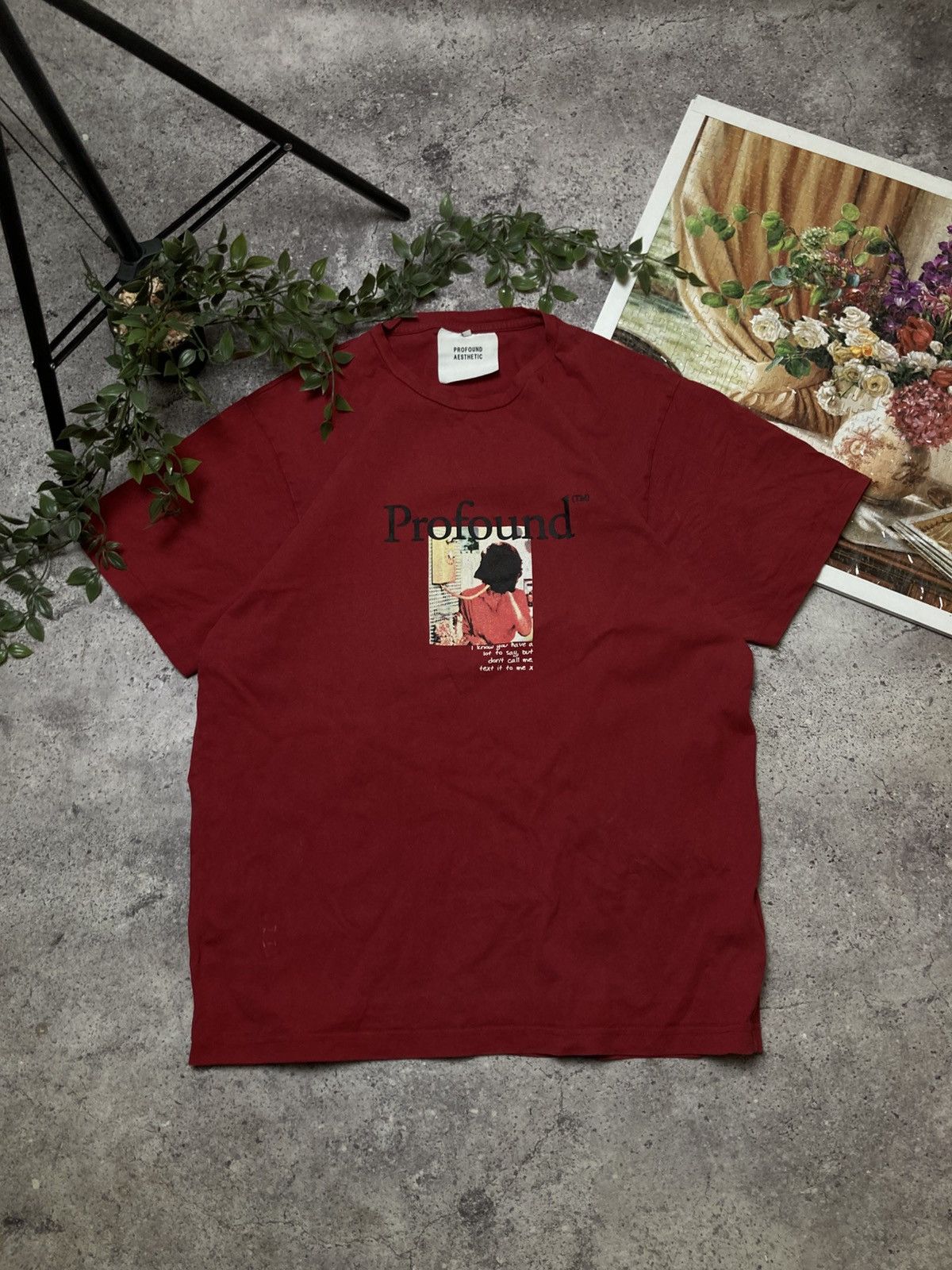 Profound Aesthetic × Vintage Profound Aesthetic Big Logo T-Shirt Size US XL / EU 56 / 4 - 1 Thumbnail