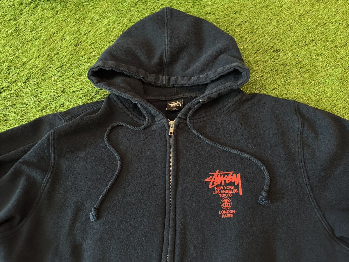 Stussy Vintage Stussy Camo Zip Up Hoodie Black Size US M / EU 48-50 / 2 - 4 Thumbnail