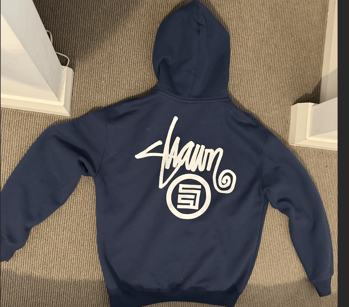 Vintage S Double Shawn Navy Full Zip Graphic Hoodie Size US S / EU 44-46 / 1 - 1 Thumbnail
