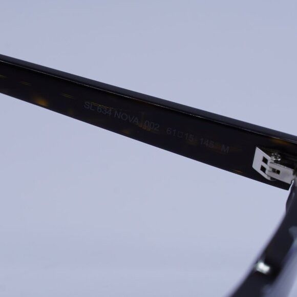 Saint Laurent Paris Saint Laurent SL634 NOVA 002 Sunglasses Dark Havana Cat Eye Size ONE SIZE - 7 Thumbnail