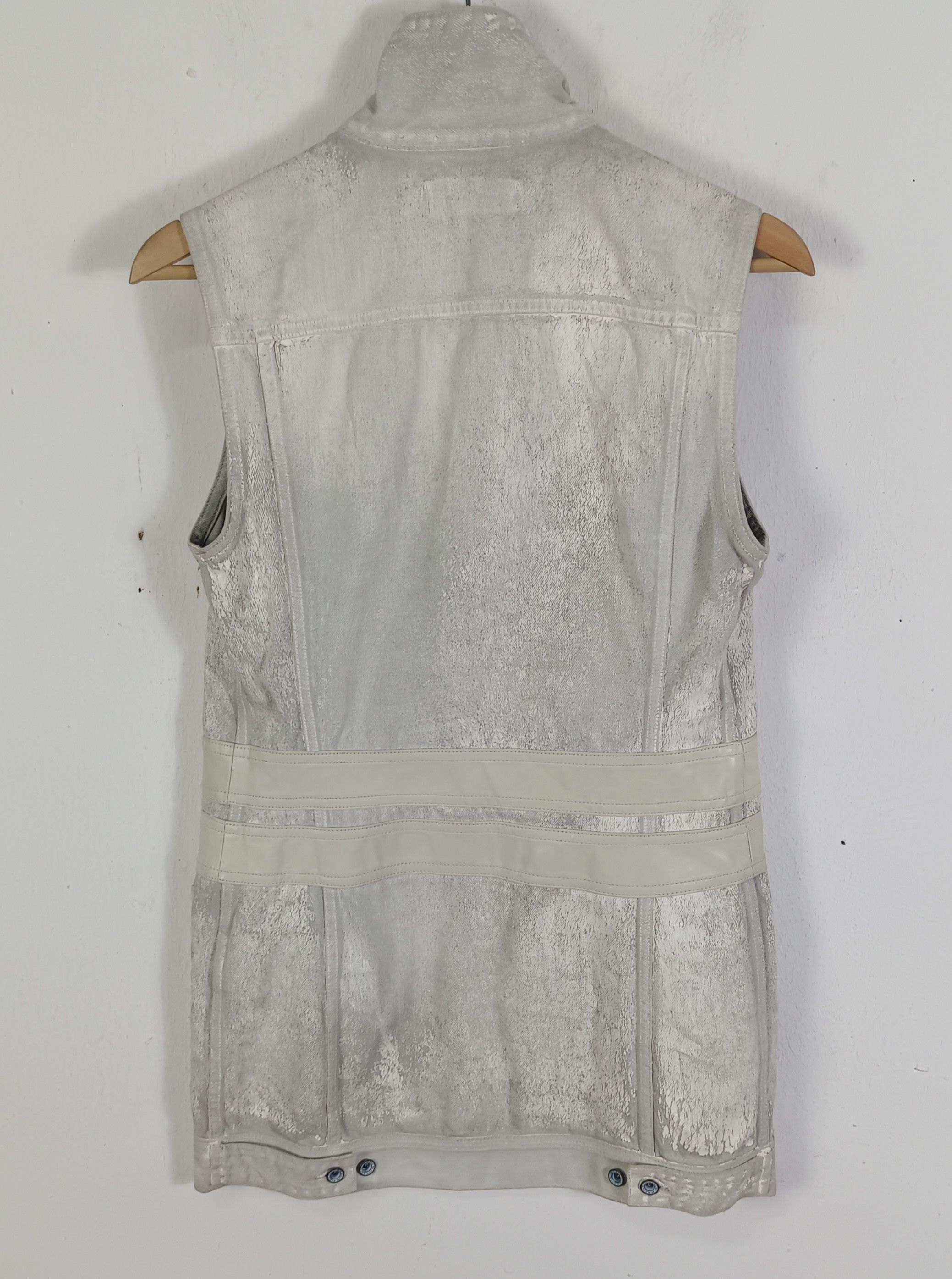 Diesel × Diesel Black Gold Diesel Black Gold Cow Leather Vest Jacket Size US S / EU 44-46 / 1 - 2 Thumbnail