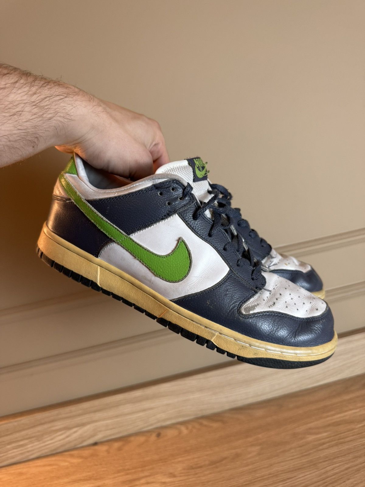Nike Vintage Y2k 00s Nike Dunk Low Grey Hype Size US 10.5 / EU 43-44 - 2 Thumbnail