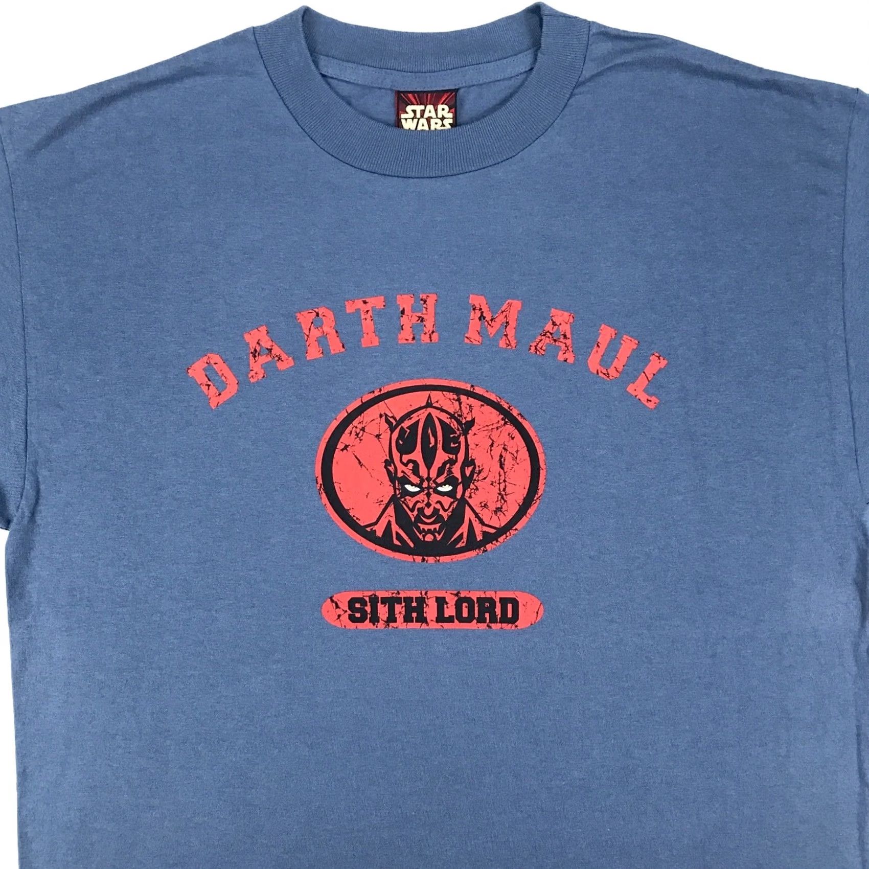 Star Wars VINTAGE Star Wars T-Shirt L Mens blue Darth Maul Sith Lord 90s Star Wars EpI Phantom Menace NOS Size US L / EU 52-54 / 3 - 5 Thumbnail