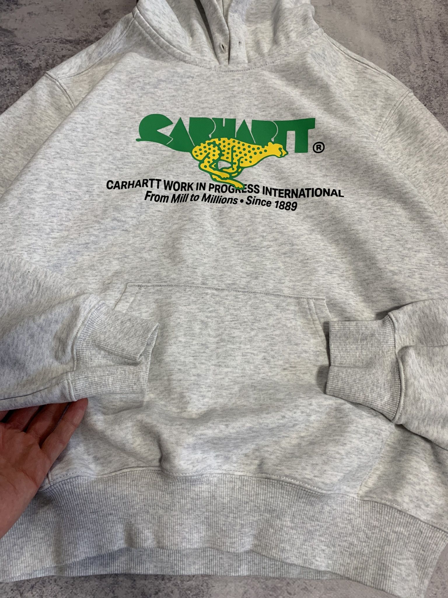 Carhartt Wip Carhartt WIP Hooded Runner S Leopard Graphic Logo Hoodie Size US S / EU 44-46 / 1 - 4 Thumbnail