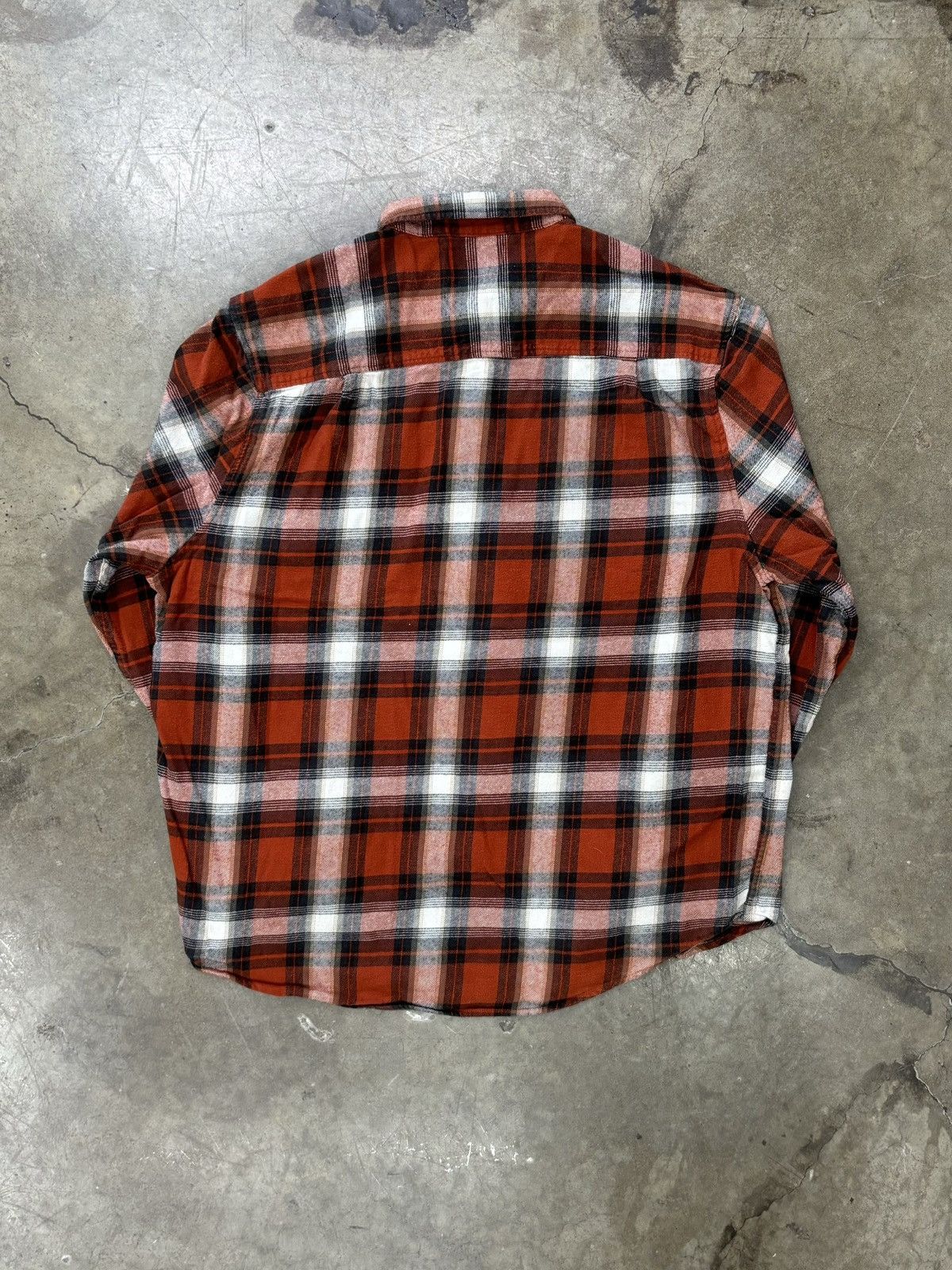 Field & Stream Field and Stream Orange Plaid Double Pocket 2XL Size US XXL / EU 58 / 5 - 4 Thumbnail