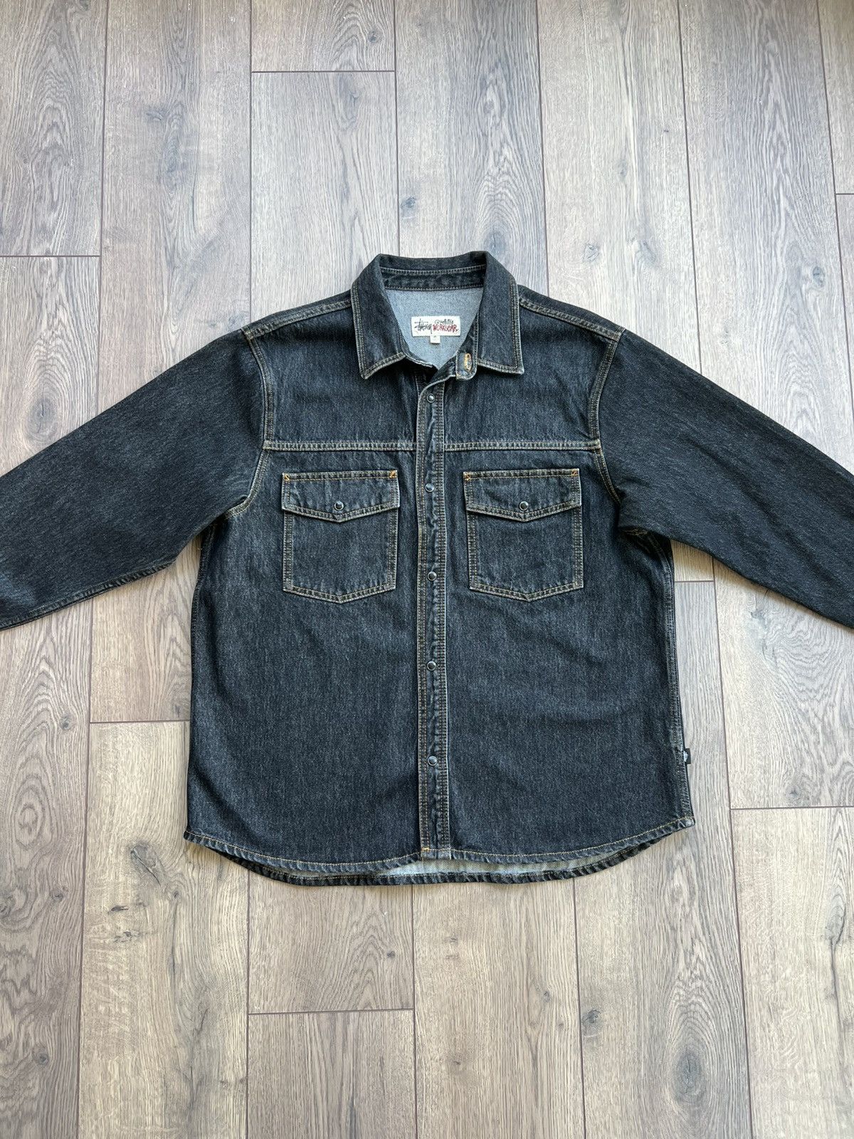 Stussy Stussy Raw Denim Boxy Western Shirt Medium Size US M / EU 48-50 / 2 - 2 Thumbnail